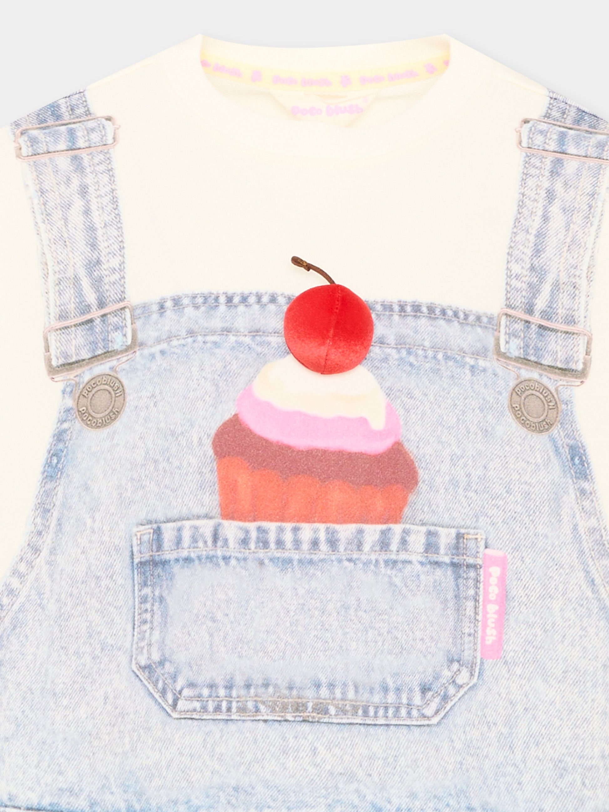 Abito avorio per bambina cupcake,Poco Blush,SS26111