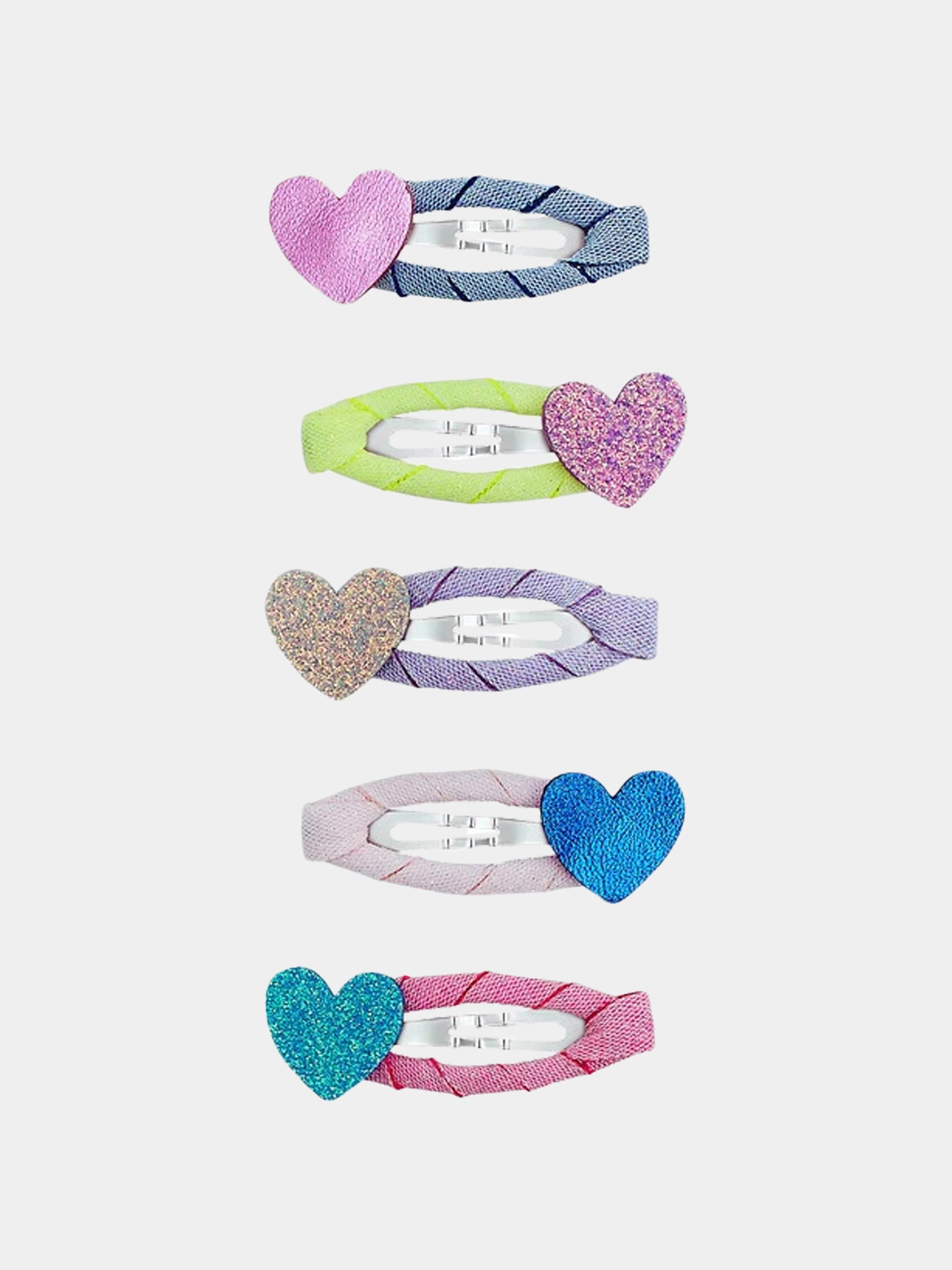 Set fermagli multicolor per bambina con cuori,Mimi & Lula,192035 38
