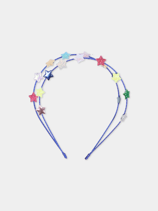 Cerchietto multicolor per bambina con stelle