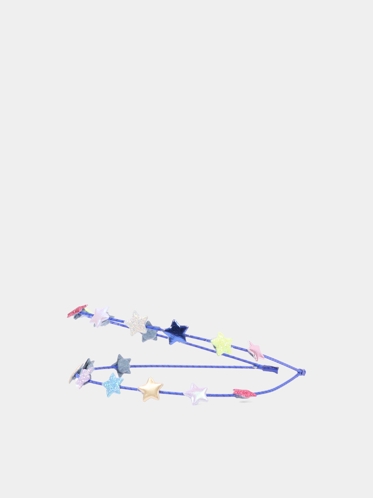 Cerchietto multicolor per bambina con stelle