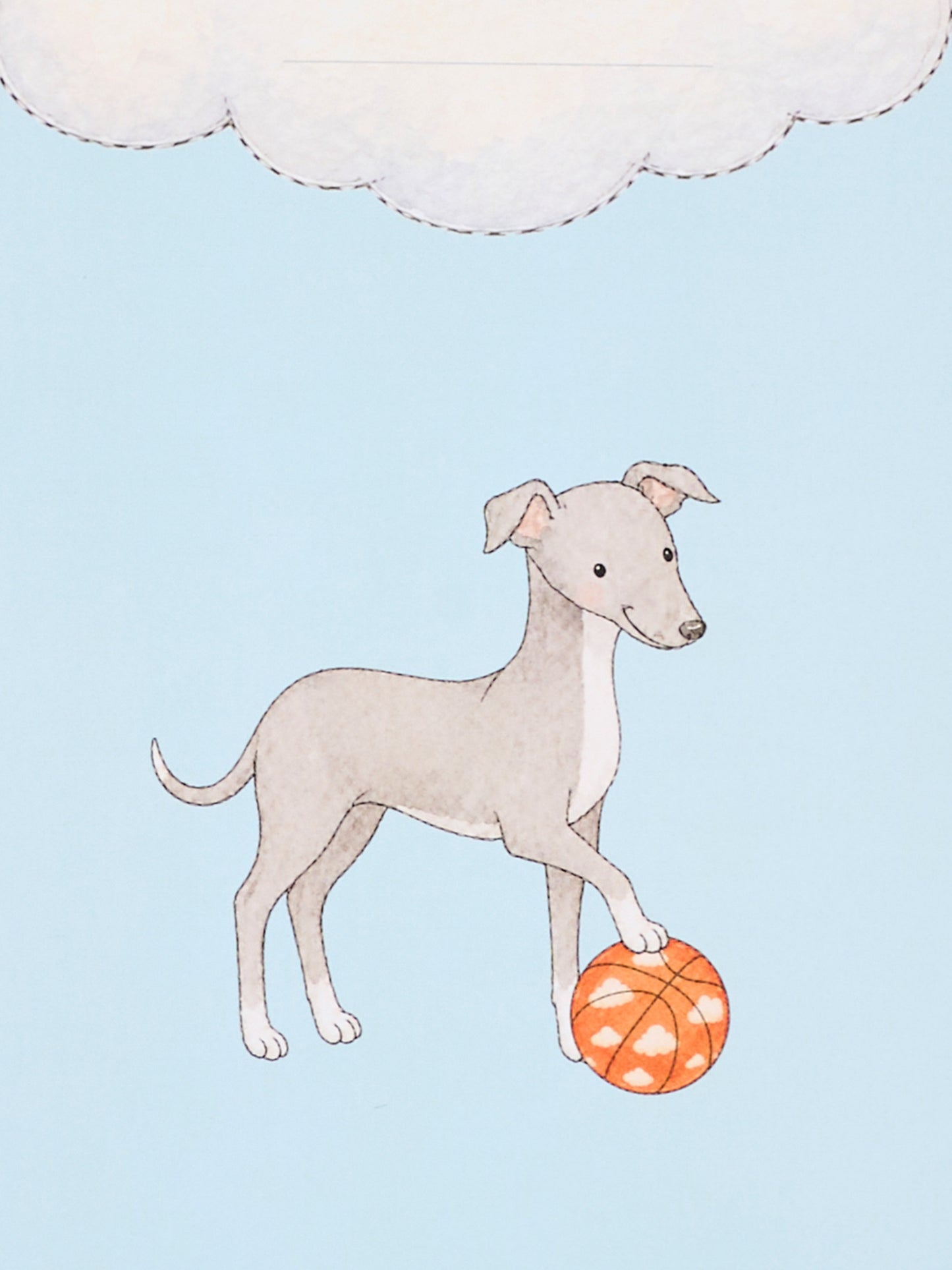 Quaderno celeste per bambini con cane,Kartos,CB01055301Q