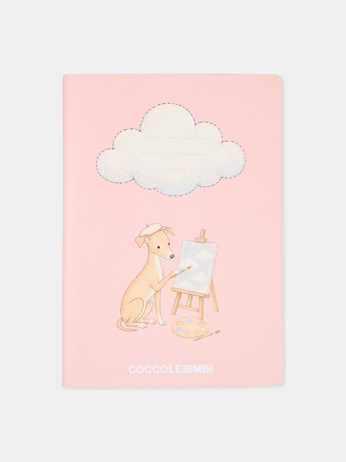 Quaderno rosa per bambini con cane,Kartos,CB01055302Q