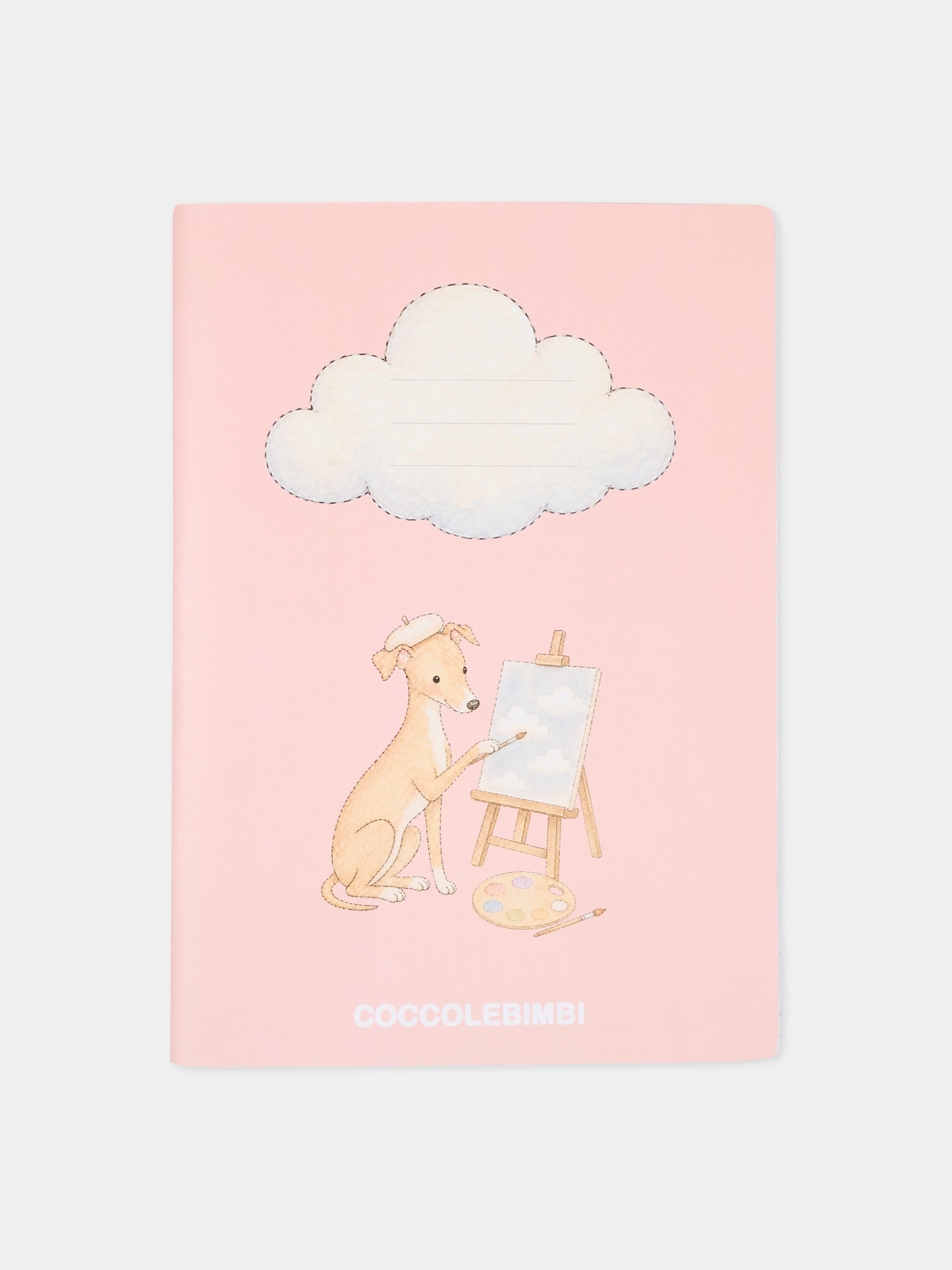 Quaderno rosa per bambini con cane,Kartos,CB01055302Q