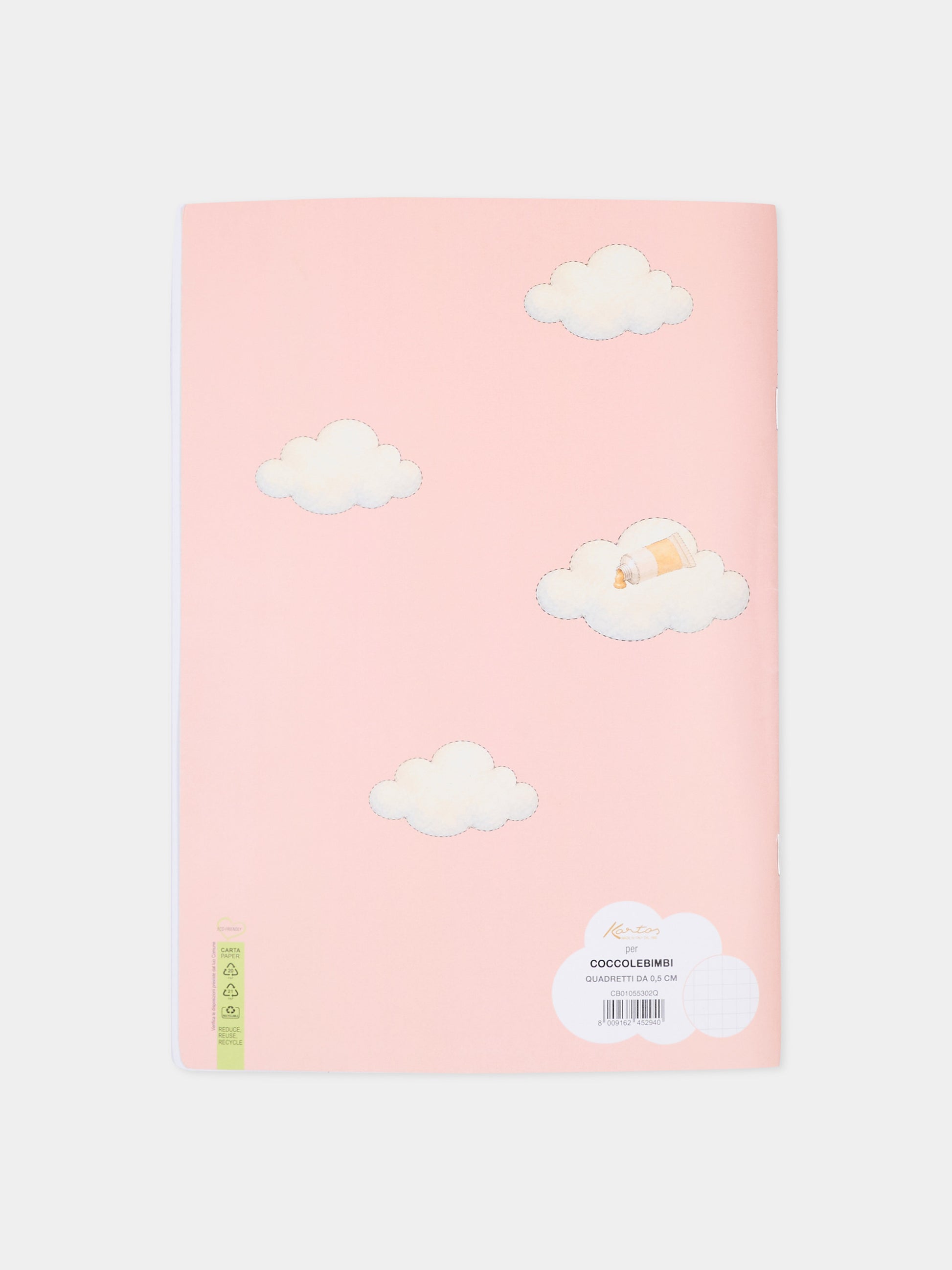 Quaderno rosa per bambini con cane,Kartos,CB01055302Q