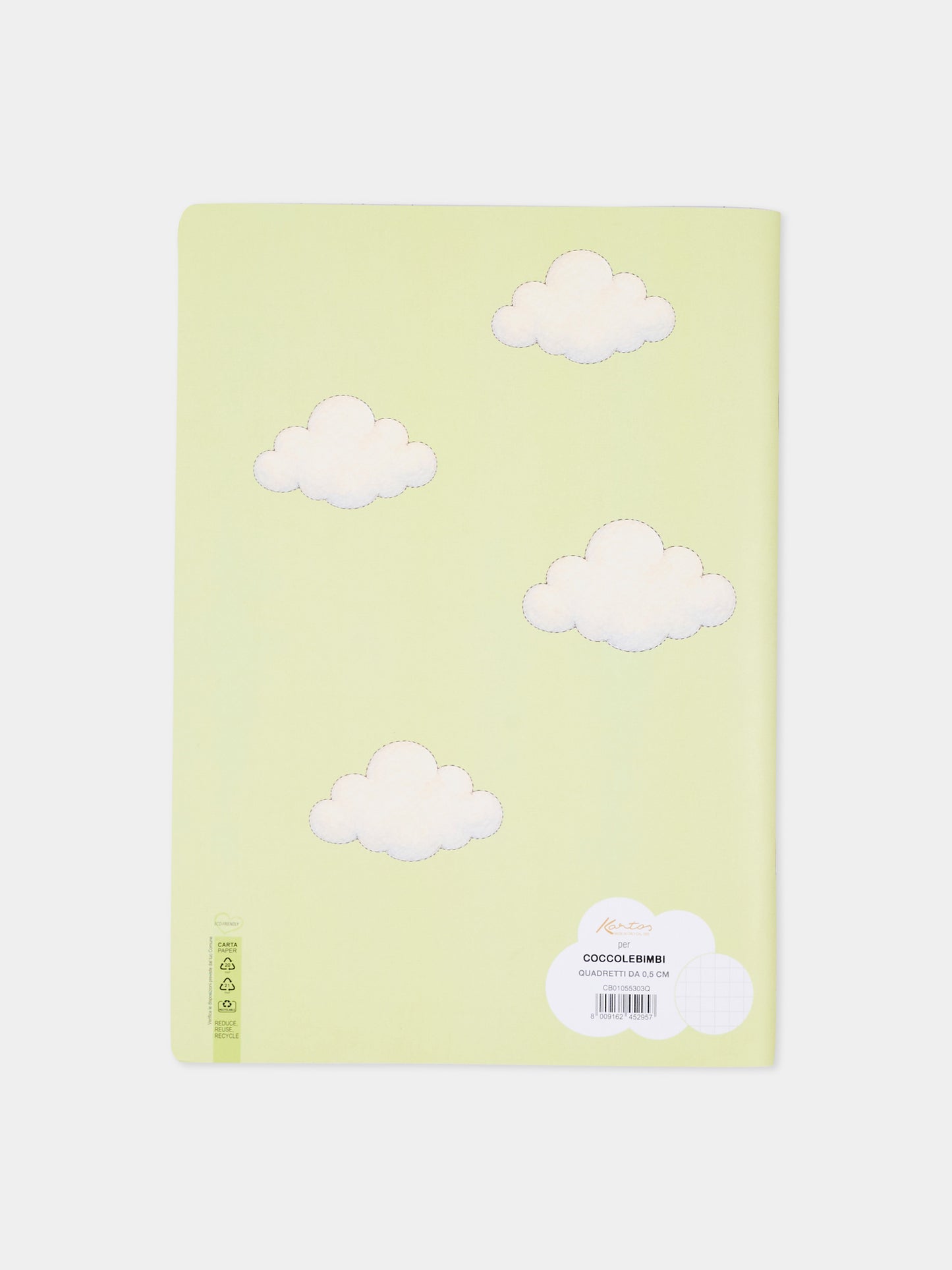 Quaderno verde per bambini con cani,Kartos,CB01055303Q