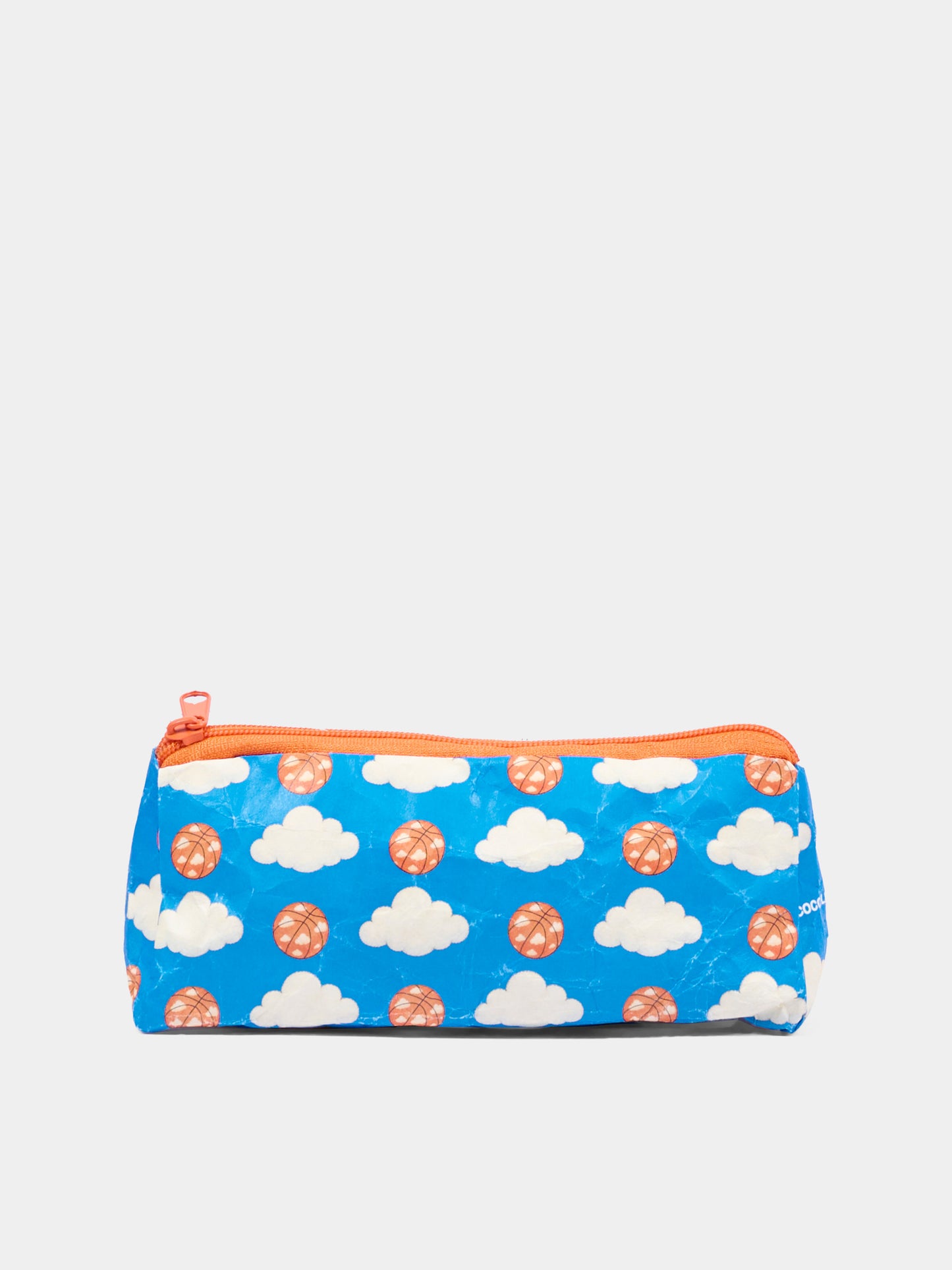 Astucci azzurro per bambini con nuvole e palle da basket,Kartos,CB01404400