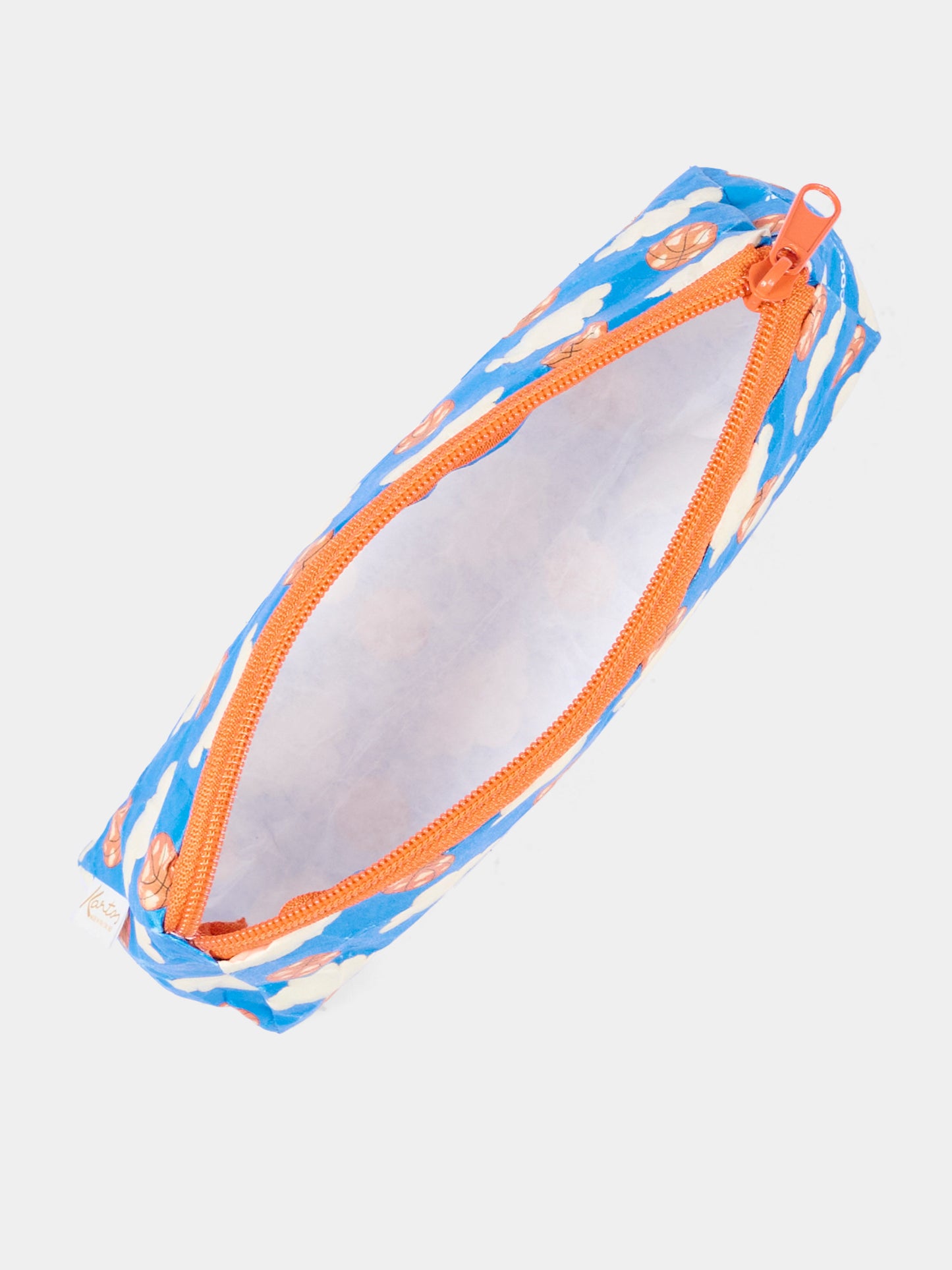 Astucci azzurro per bambini con nuvole e palle da basket,Kartos,CB01404400