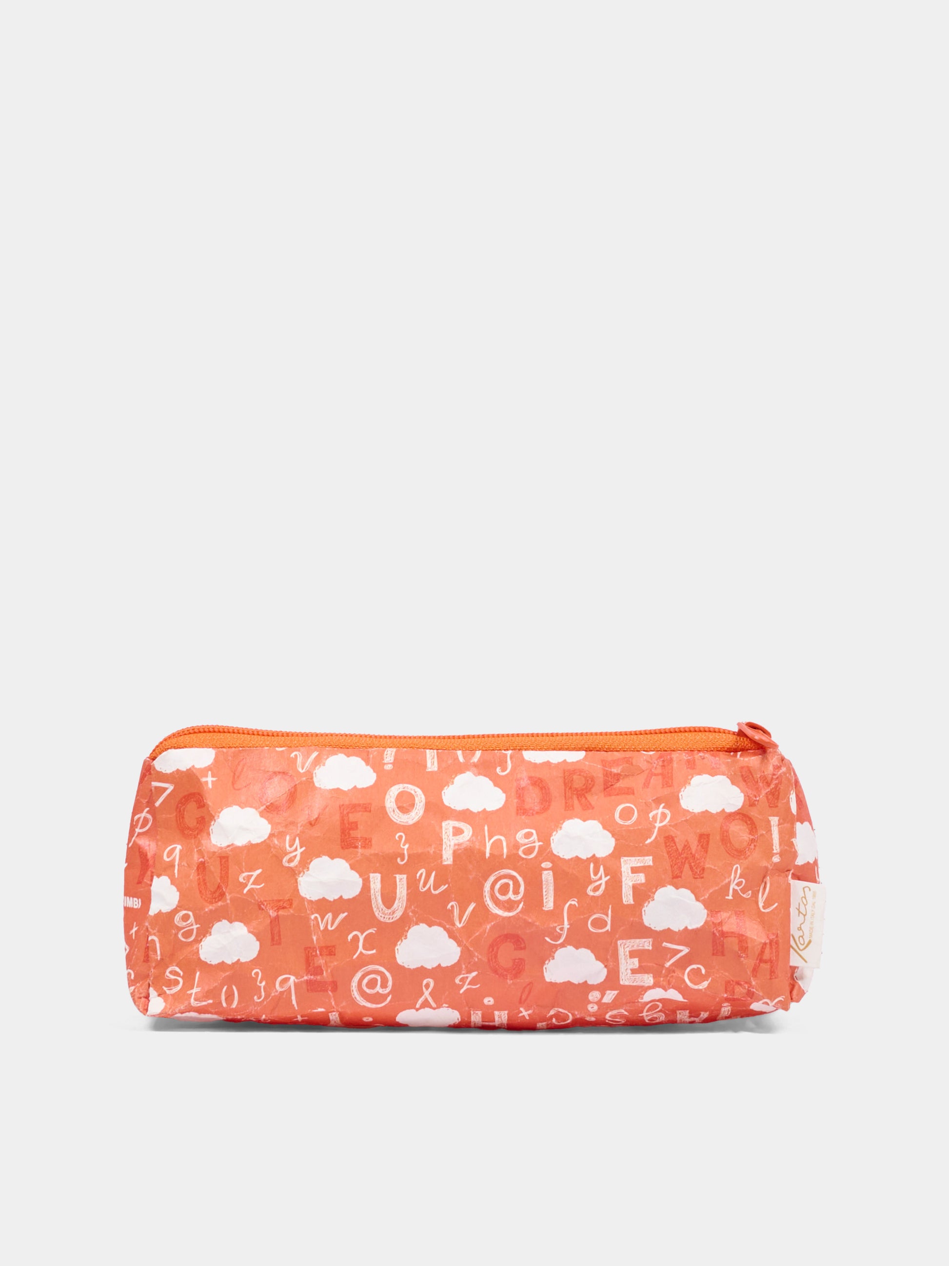 Astucci arancione per bambini con nuvole,Kartos,CB01404500