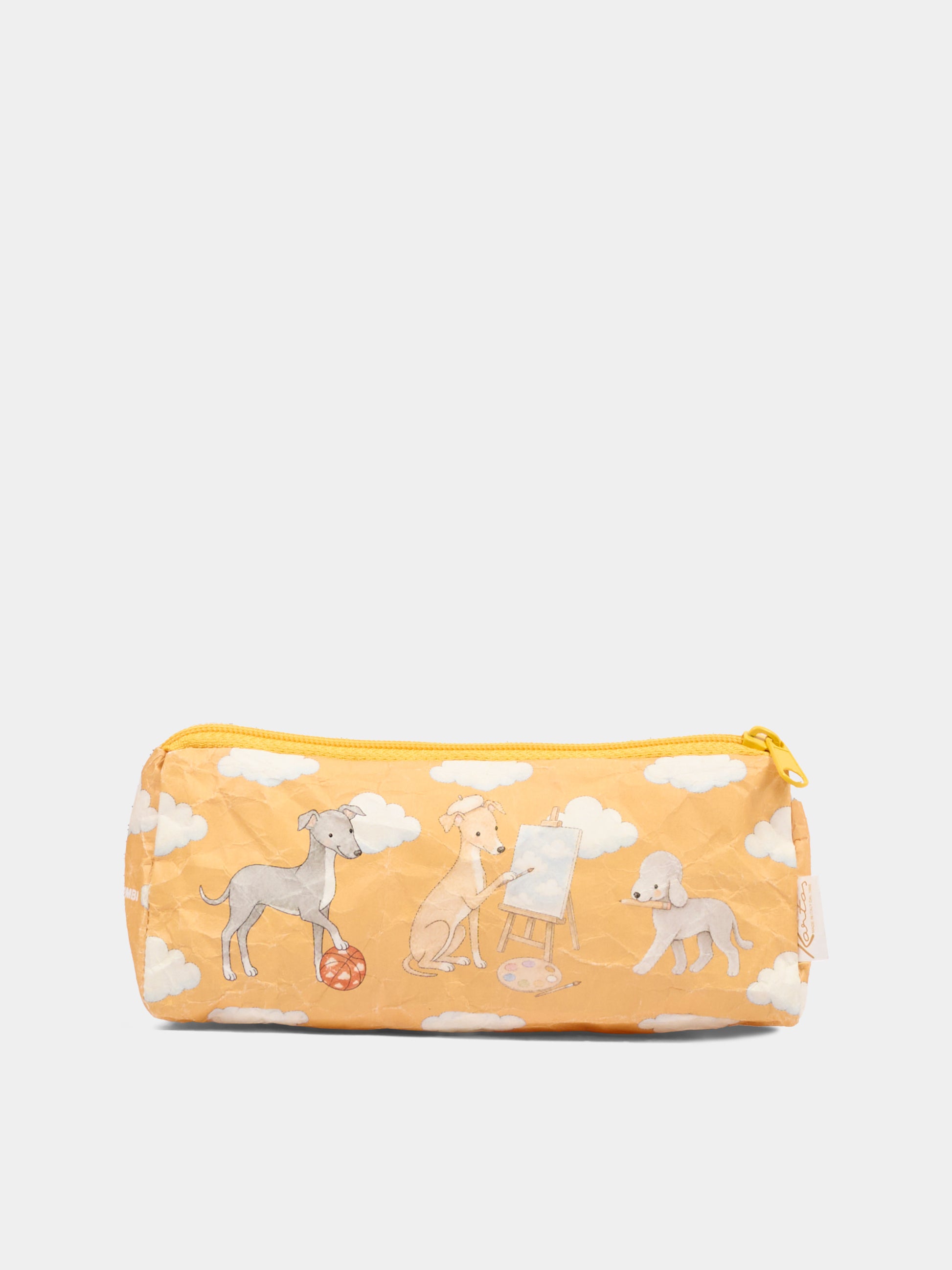 Astucci giallo per bambini con cani,Kartos,CB01404600