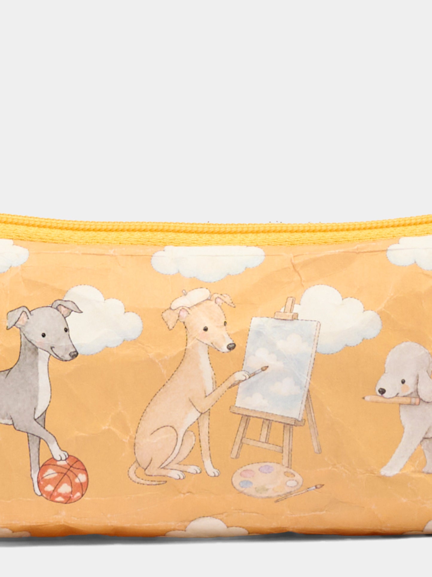 Astucci giallo per bambini con cani,Kartos,CB01404600