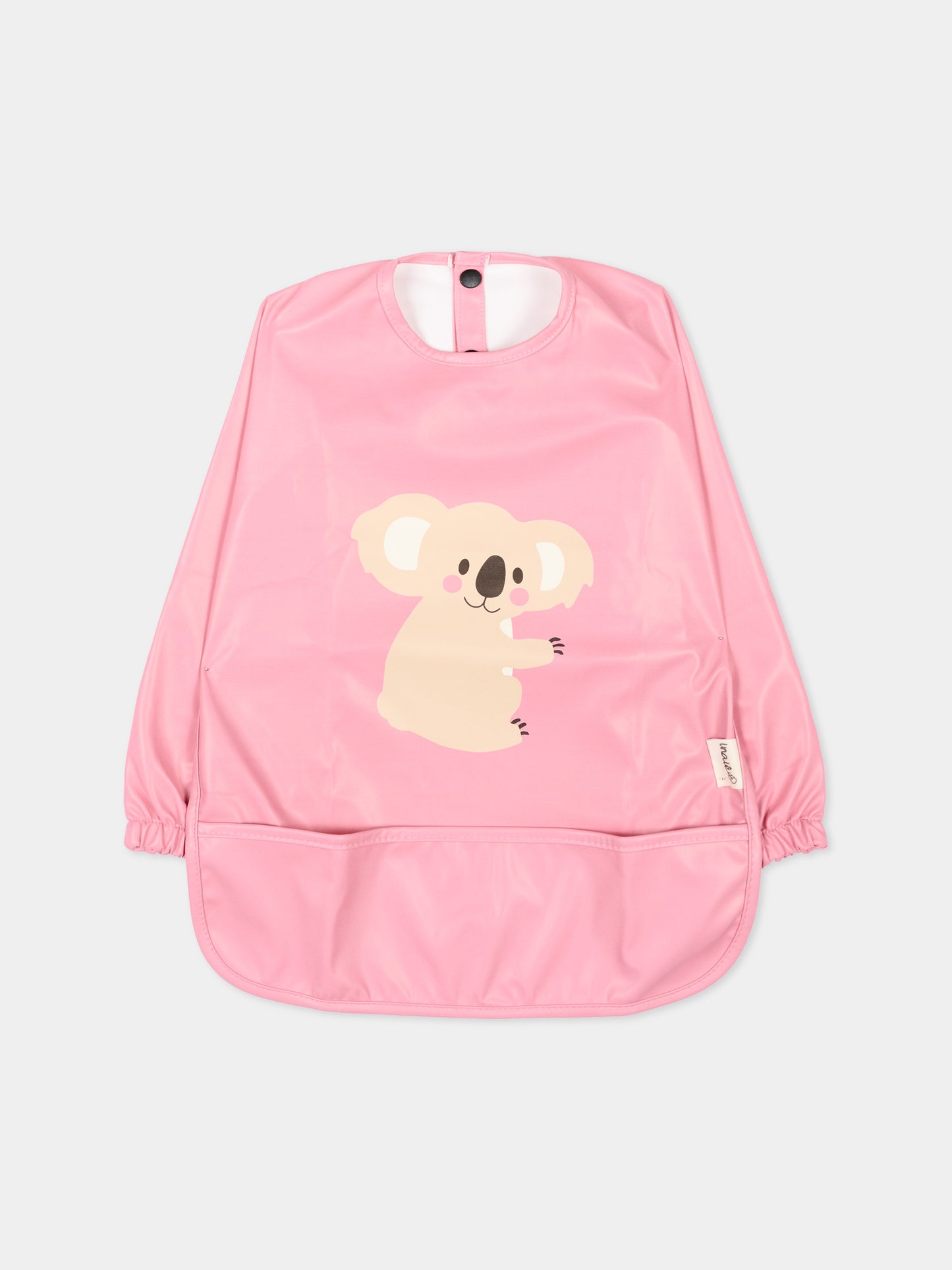 Bavaglino rosa per neonata con koala,Inaiê ,BI ROS