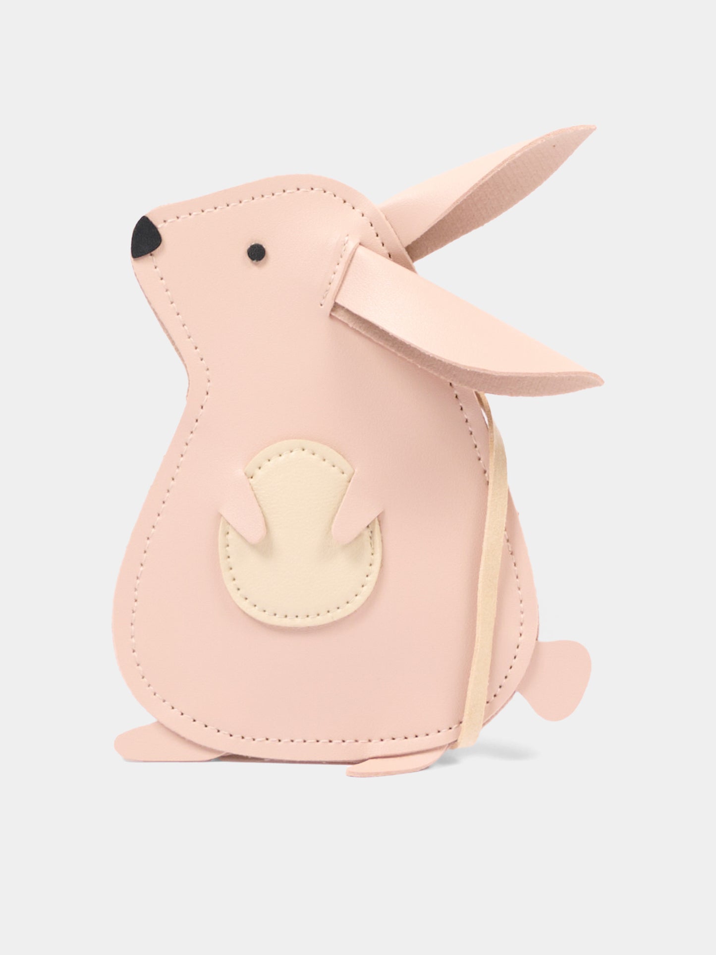 Borsa beige per bambina a forma di coniglio,Inaiê ,MTCL ESQ BEG