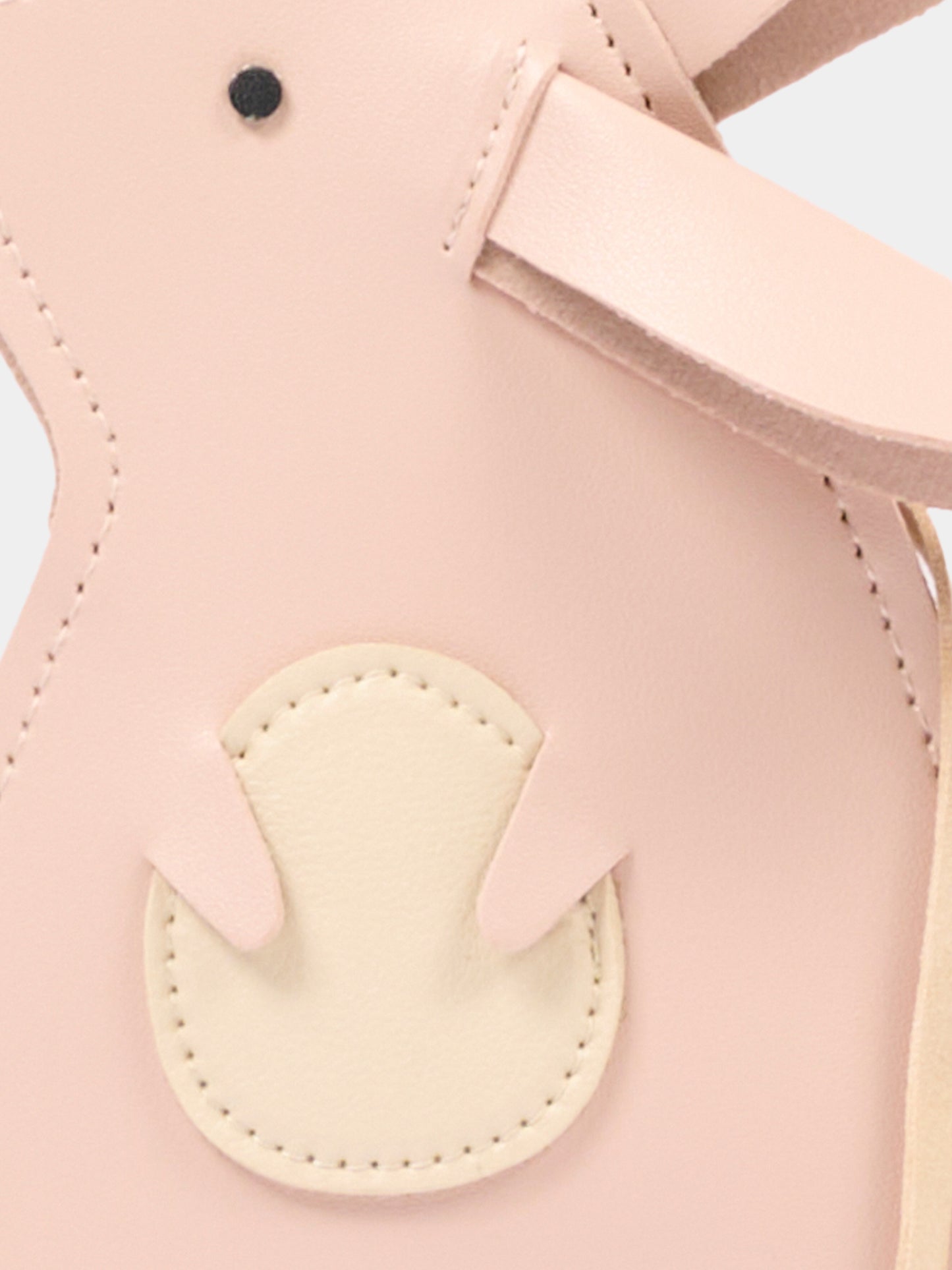 Borsa beige per bambina a forma di coniglio,Inaiê ,MTCL ESQ BEG