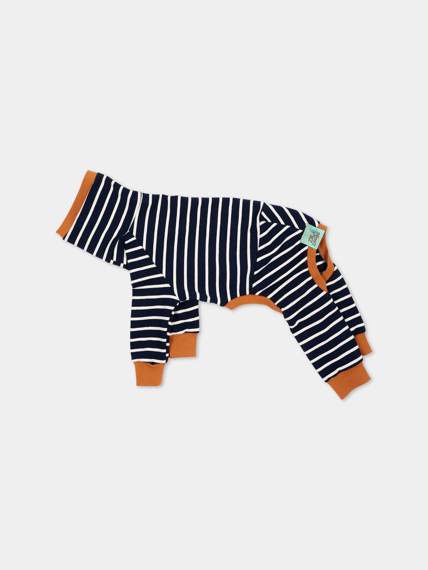 Tutina Rascal a quattro zampe per cani a righe,Zigzagoo,RASCAL BLU