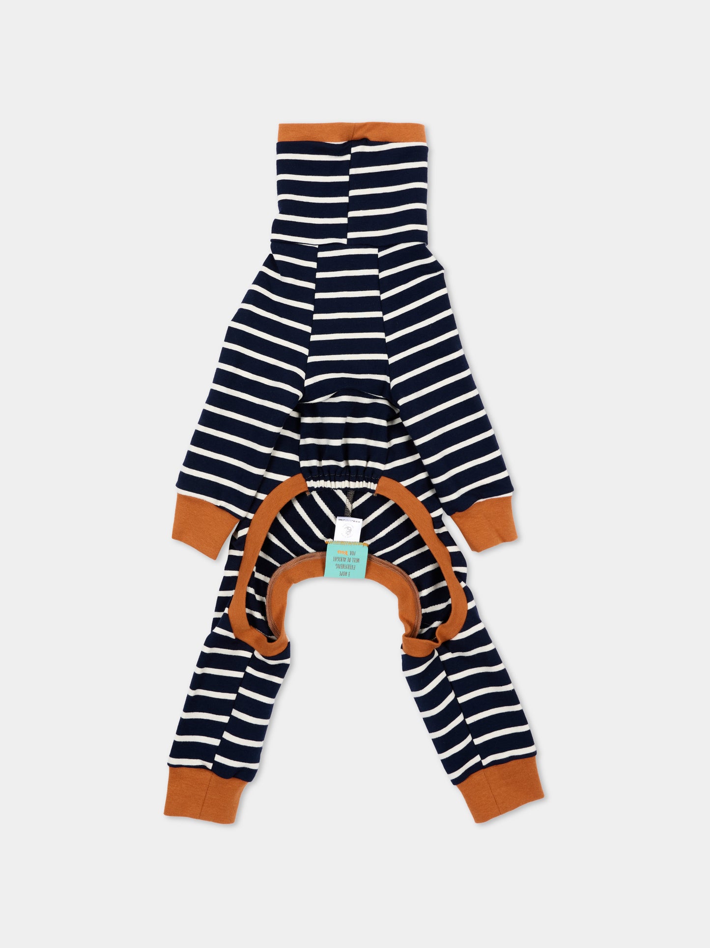 Tutina Rascal a quattro zampe per cani a righe,Zigzagoo,RASCAL BLU