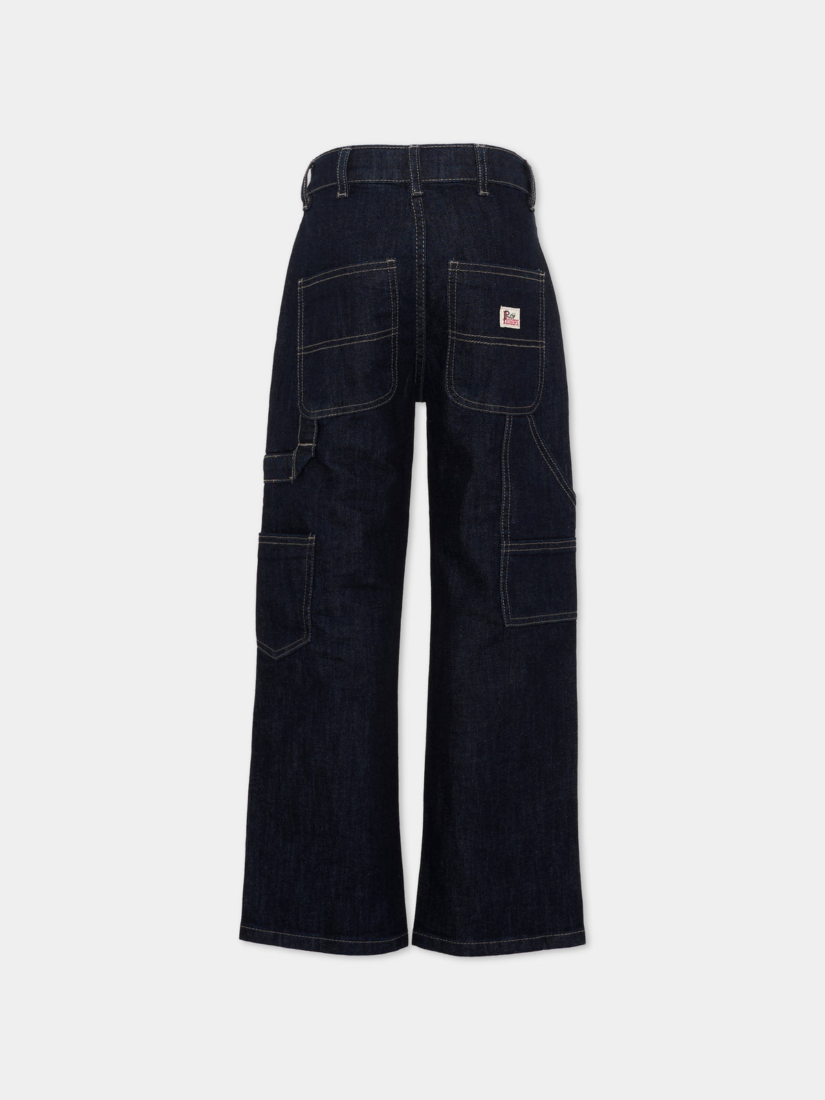 Jeans denim scuro per bambino,Roy Roger's Kids,R F147 00 7004