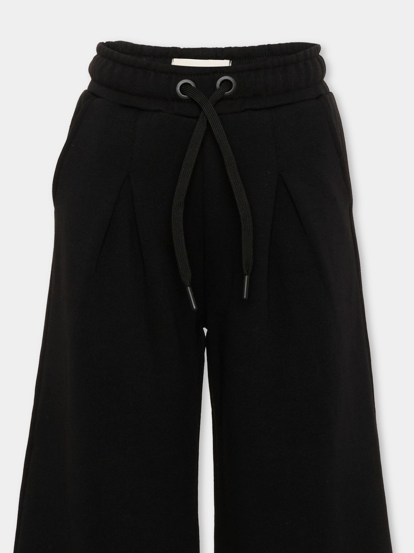 Pantalone nero per bambino con coulisse,Roy Roger's Kids,R F174 00 0658