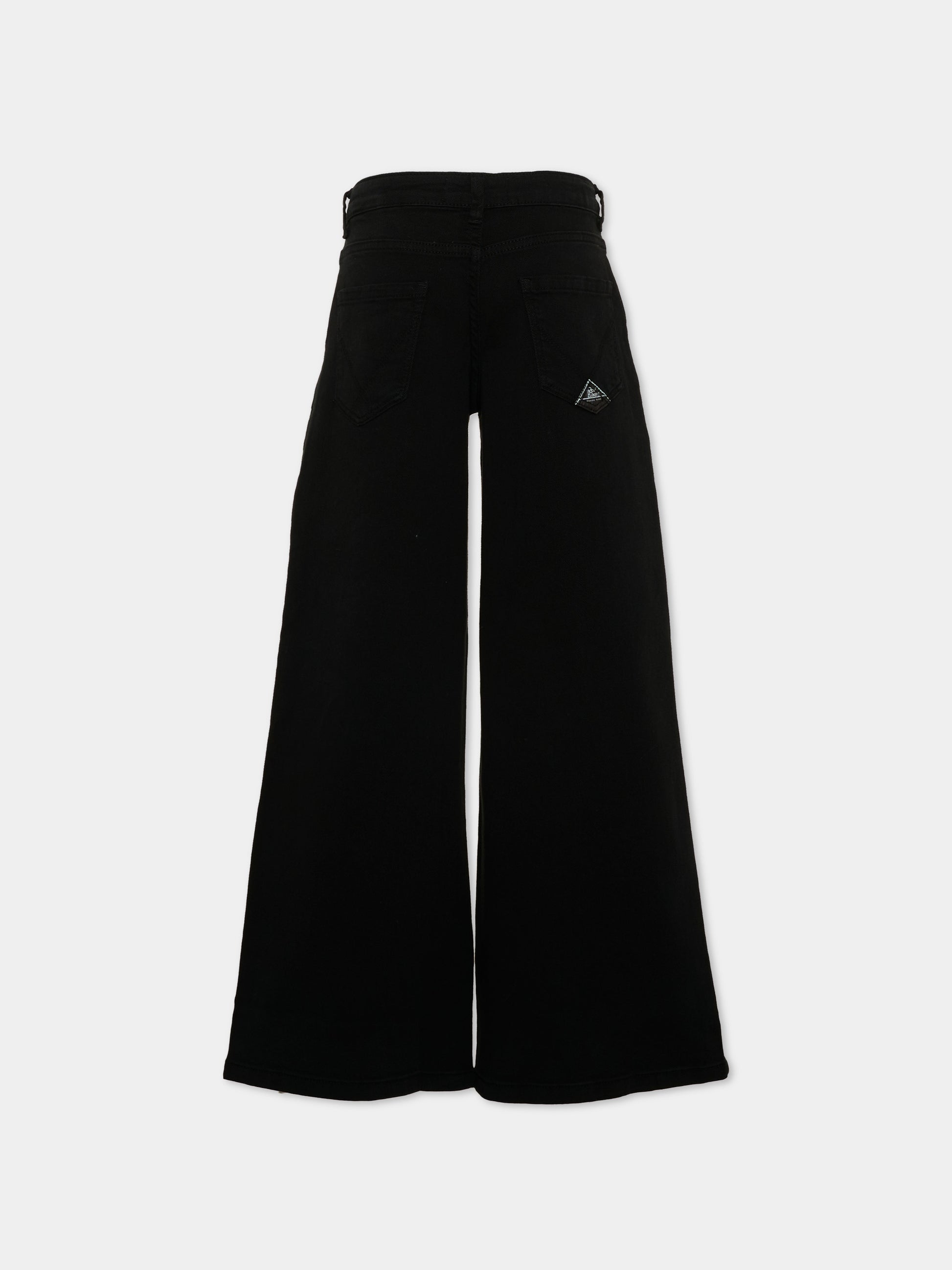 Pantalone nero per bambino,Roy Roger's Kids,R F183 00 0658