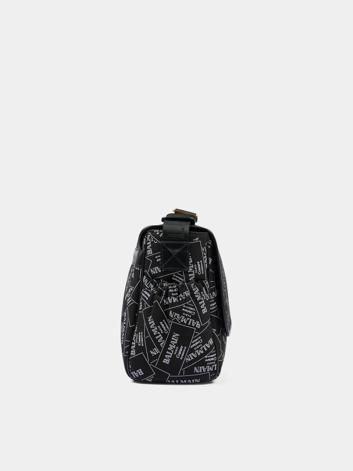 Borsa mamma nera per neonati con logo,Balmain Kids,BX0578 Z3379 930BC