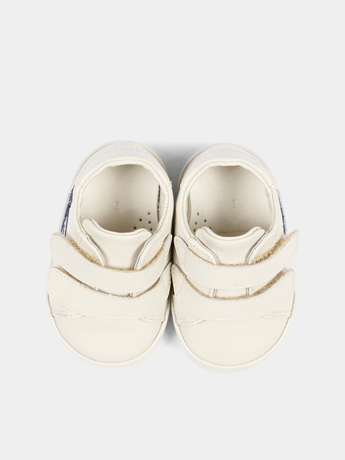 Sneakers avorio per neonati con Pegaso,Etro,GV0516 Z2132 105BL
