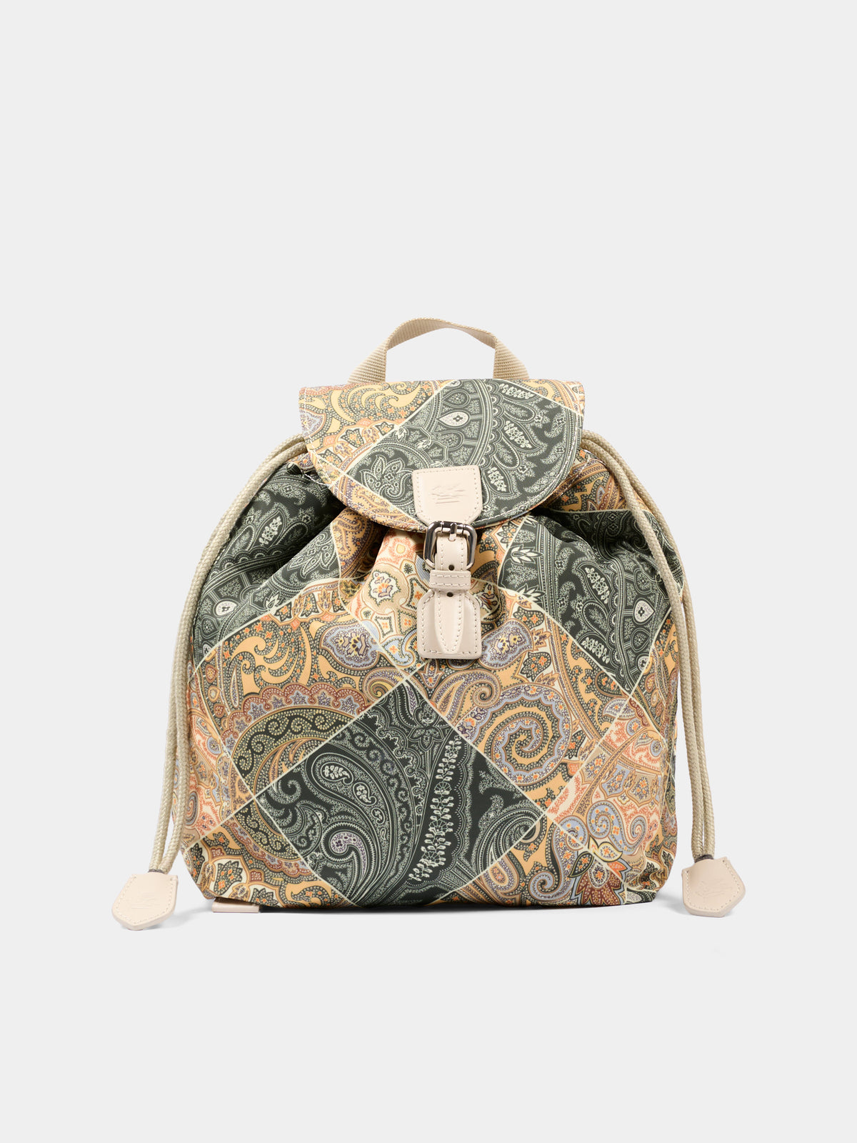 Zaino multicolor per bambini con stampa paisley,Etro,GV0Q28 N0322 707MC