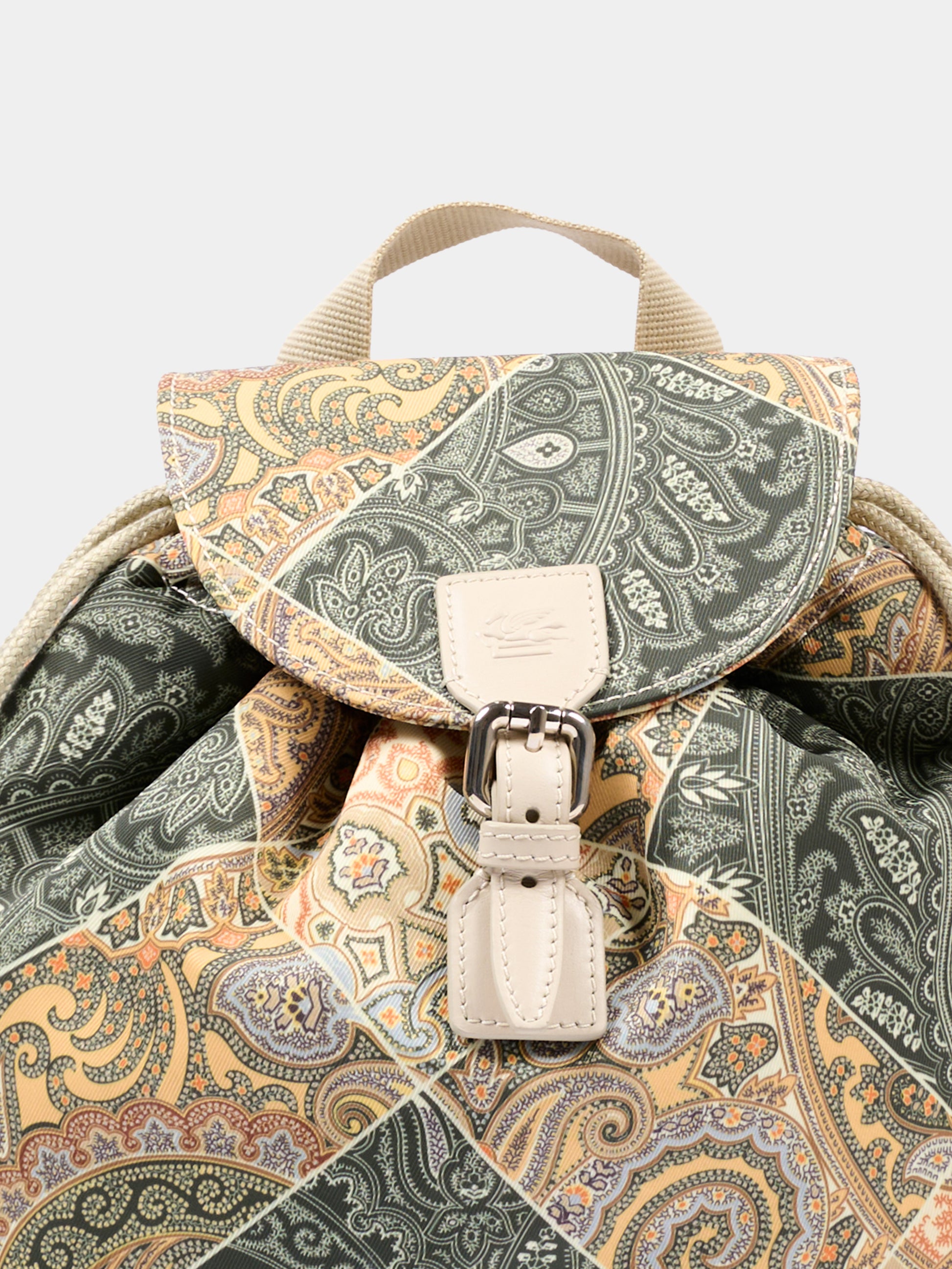 Zaino multicolor per bambini con stampa paisley,Etro,GV0Q28 N0322 707MC