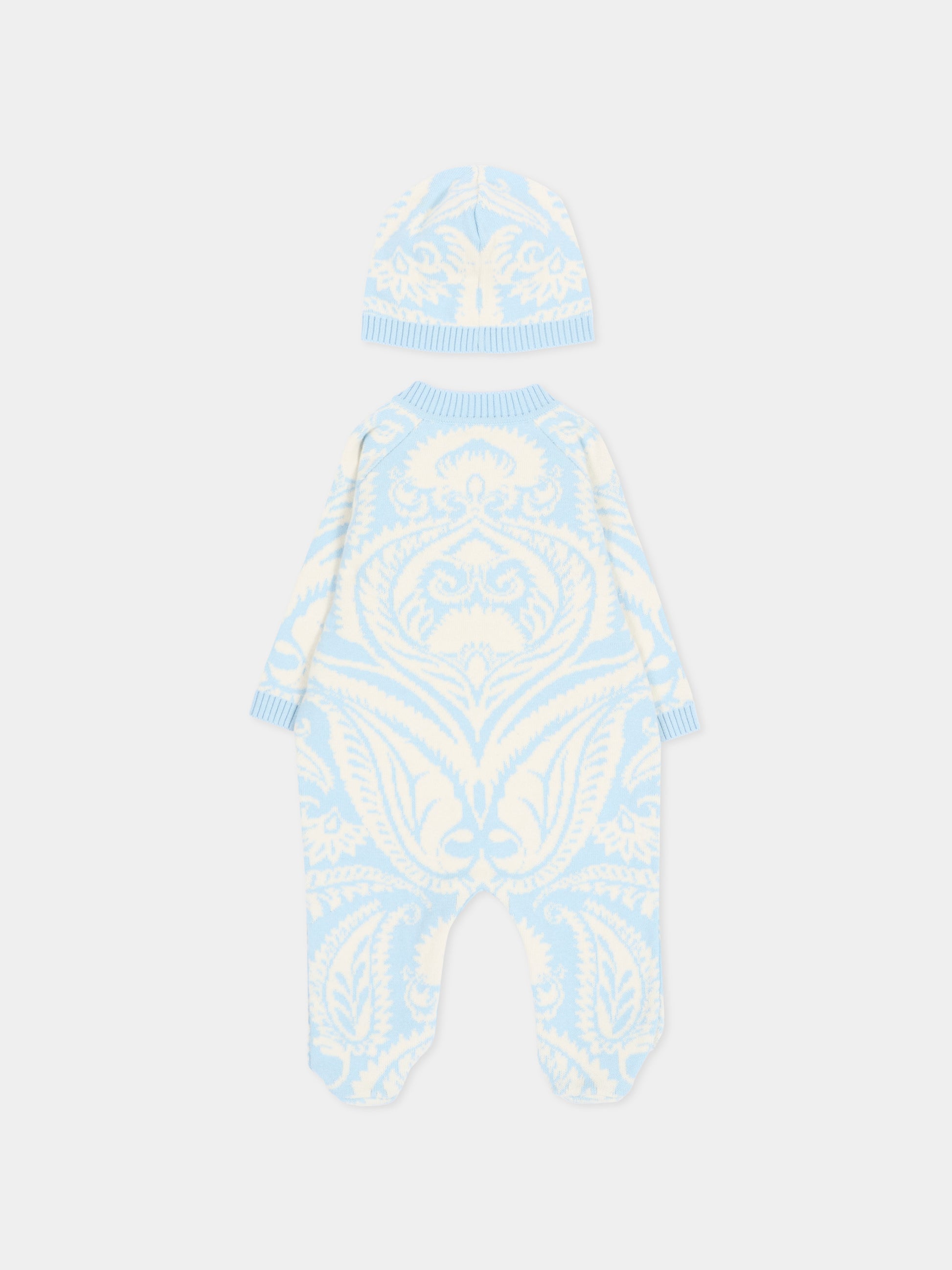 Set tutina celeste per neonato,Etro,GXB500 X0224 604AV