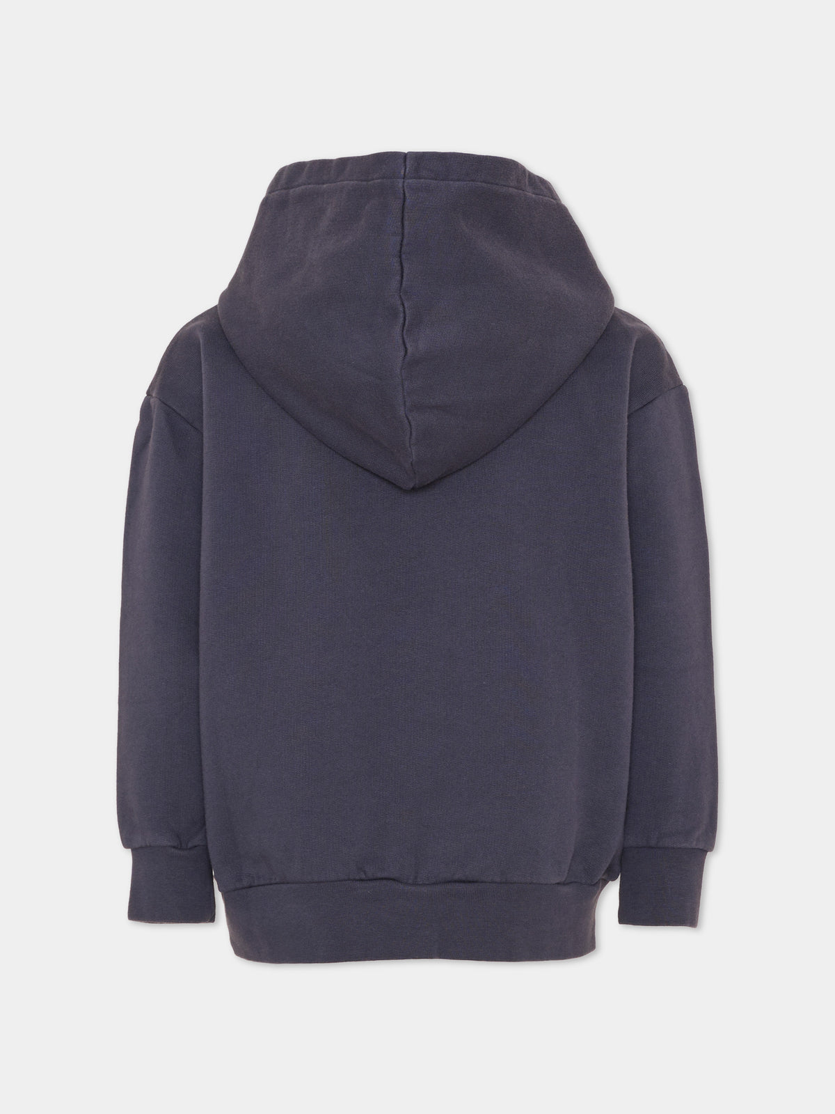 Felpa con cappuccio blu per bambini con Pegaso,Etro,GX4P30 Z3333 667