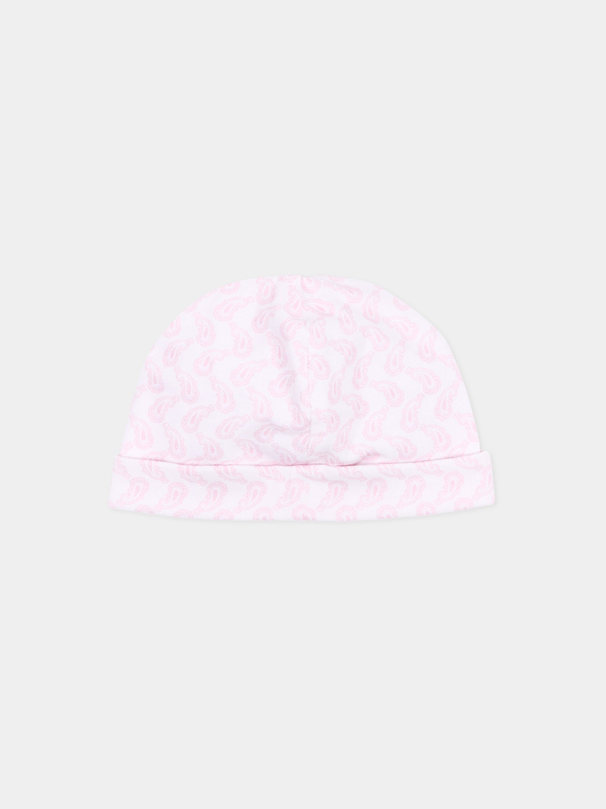 Set cappelli per neonata rosa,Etro,GU0509 J0409 505GR