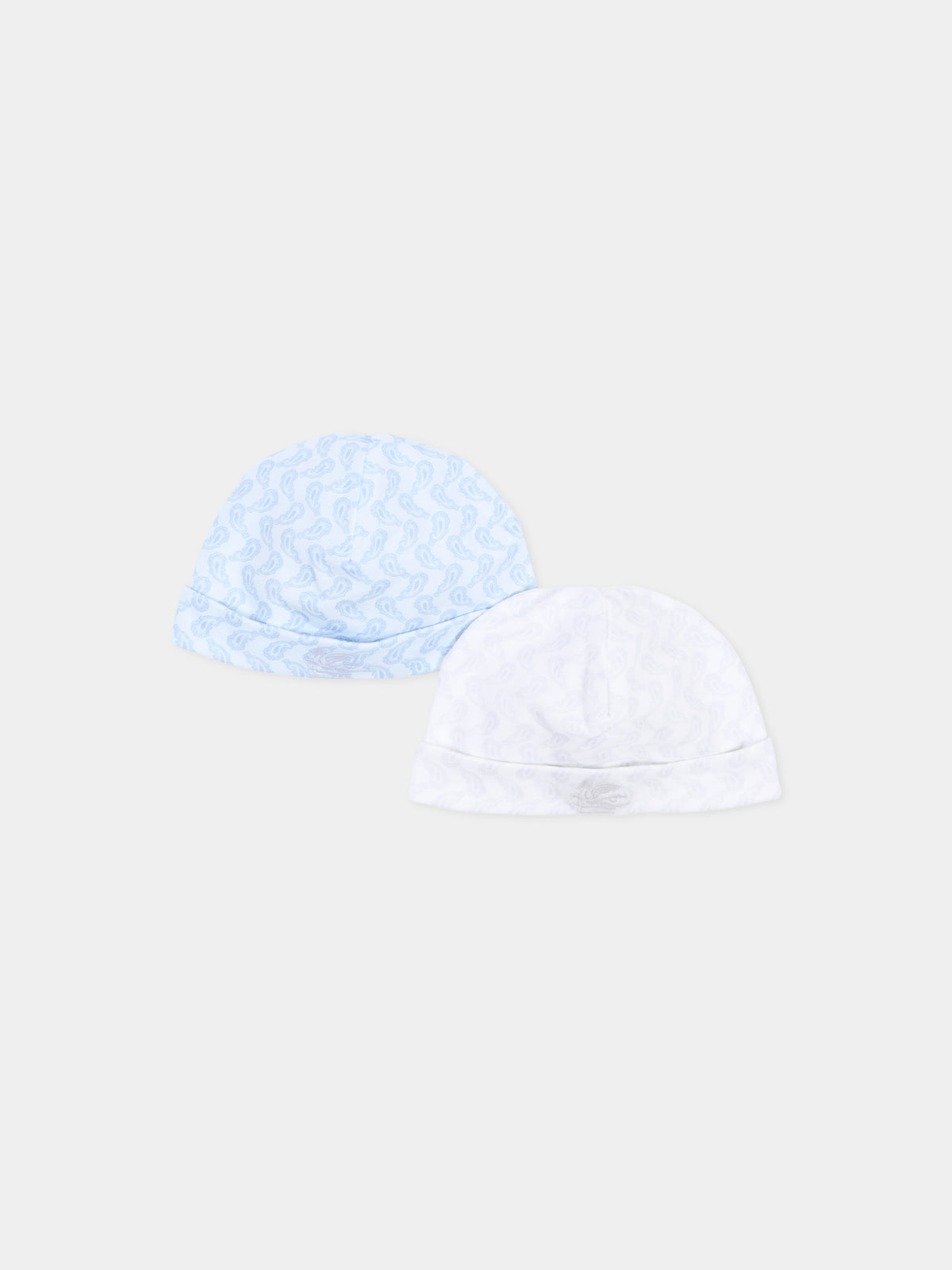 Set cappelli per neonato celeste
