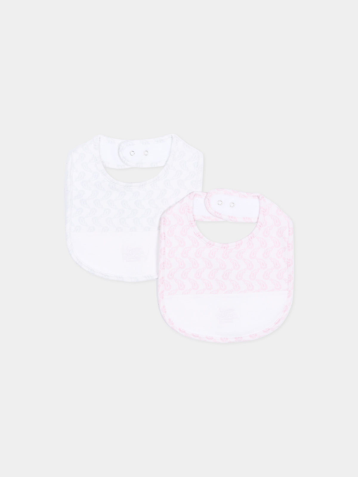 Set bavaglini rosa per neonata,Etro,GU0519 J0409 505GR