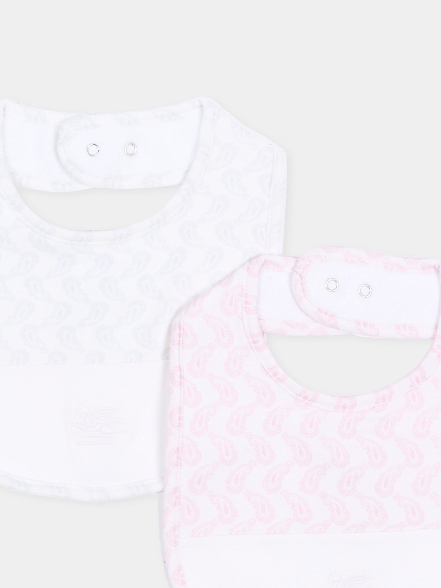 Set bavaglini rosa per neonata,Etro,GU0519 J0409 505GR