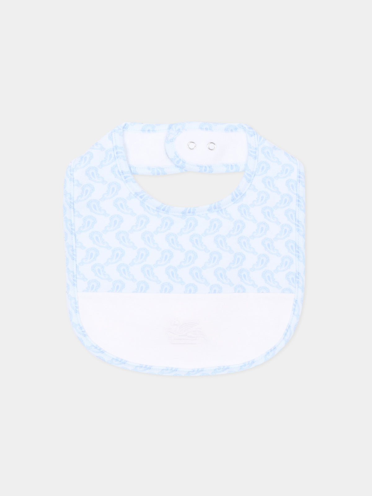 Set bavaglini celeste per neonato,Etro,GU0519 J0409 685GR