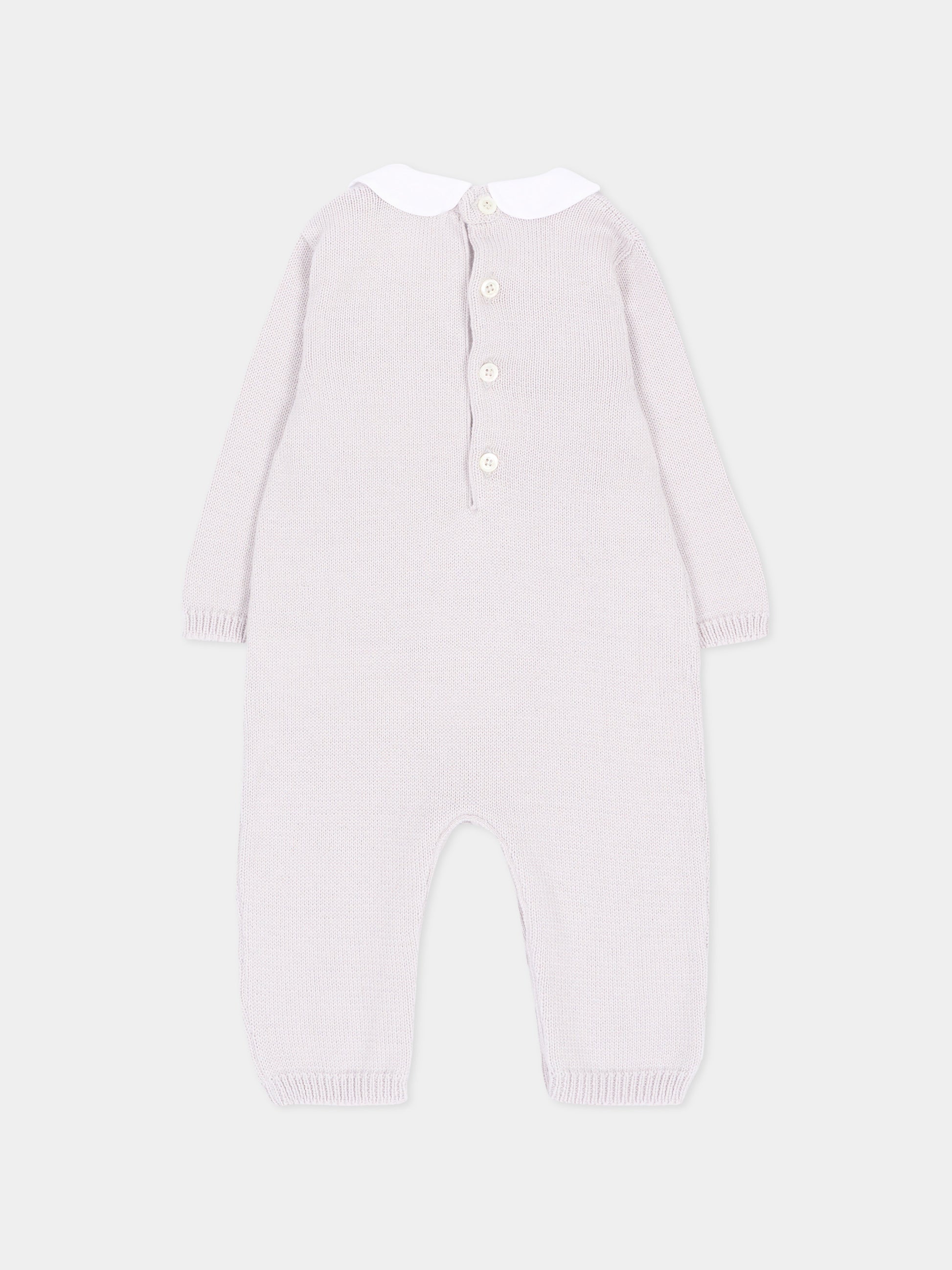 Pagliaccetto grigio per neonati con Pegaso,Etro,GUA590 X0006 900