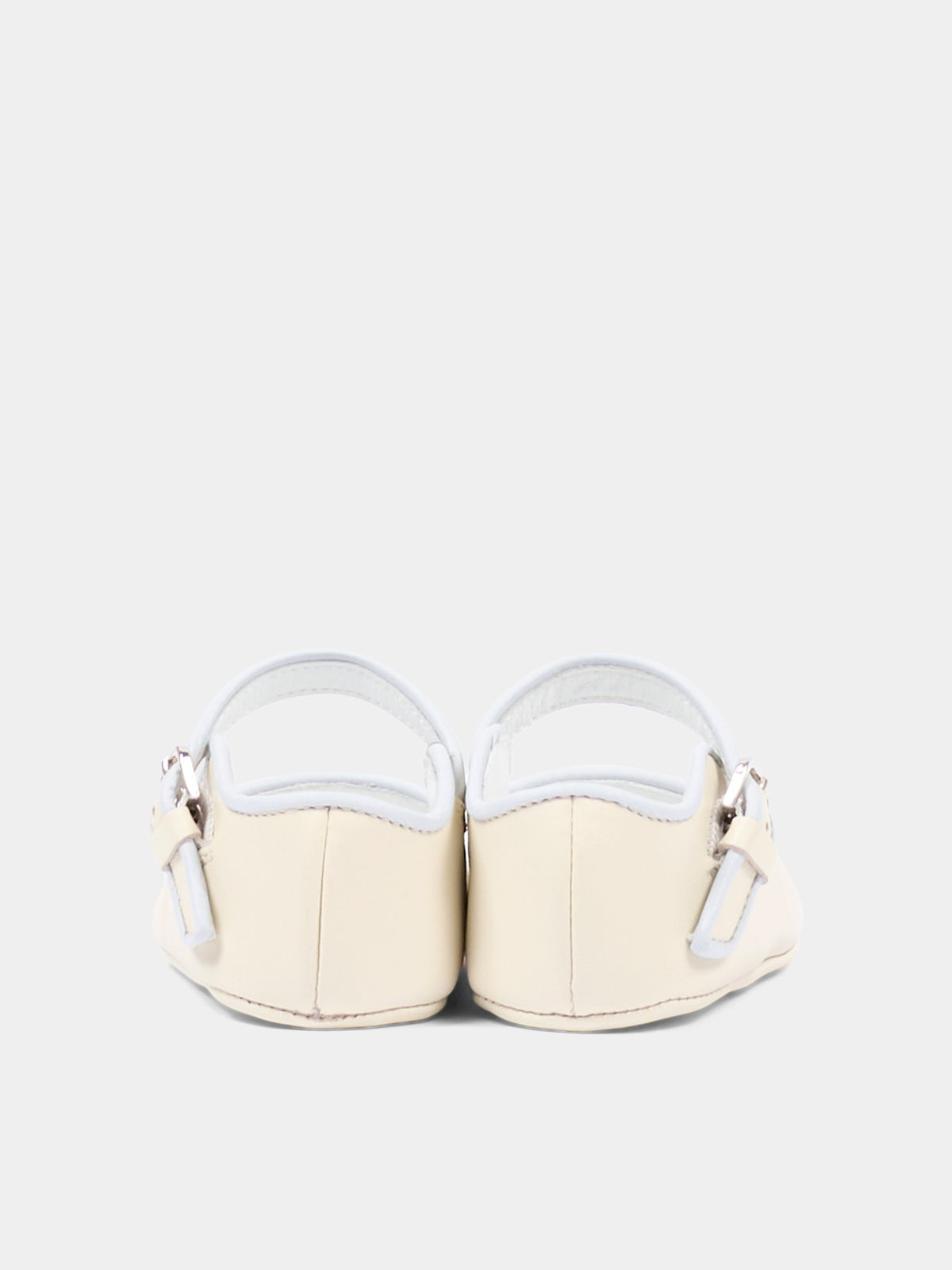 Ballerine avorio per neonata con fiore,Etro,GU0016 Z2132 105