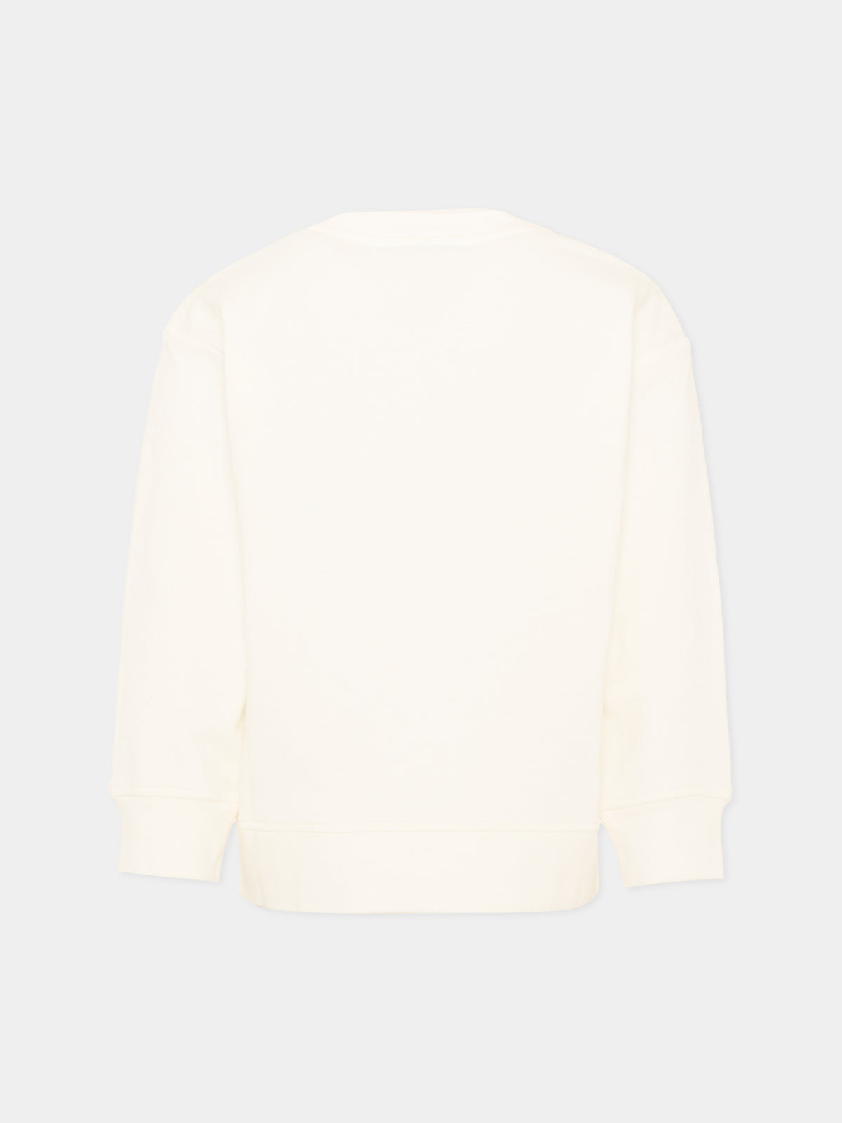 Felpa girocollo avorio per bambina con logo,Stella Mccartney Kids,TV4P30 Z0453 101