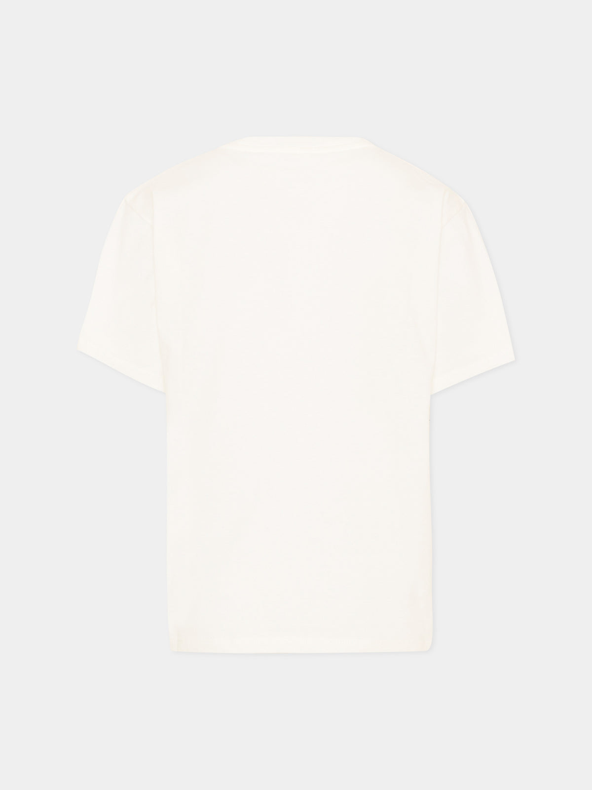 T-shirt avorio per bambino con stampa,Stella Mccartney Kids,TW8Q51 Z0434 101