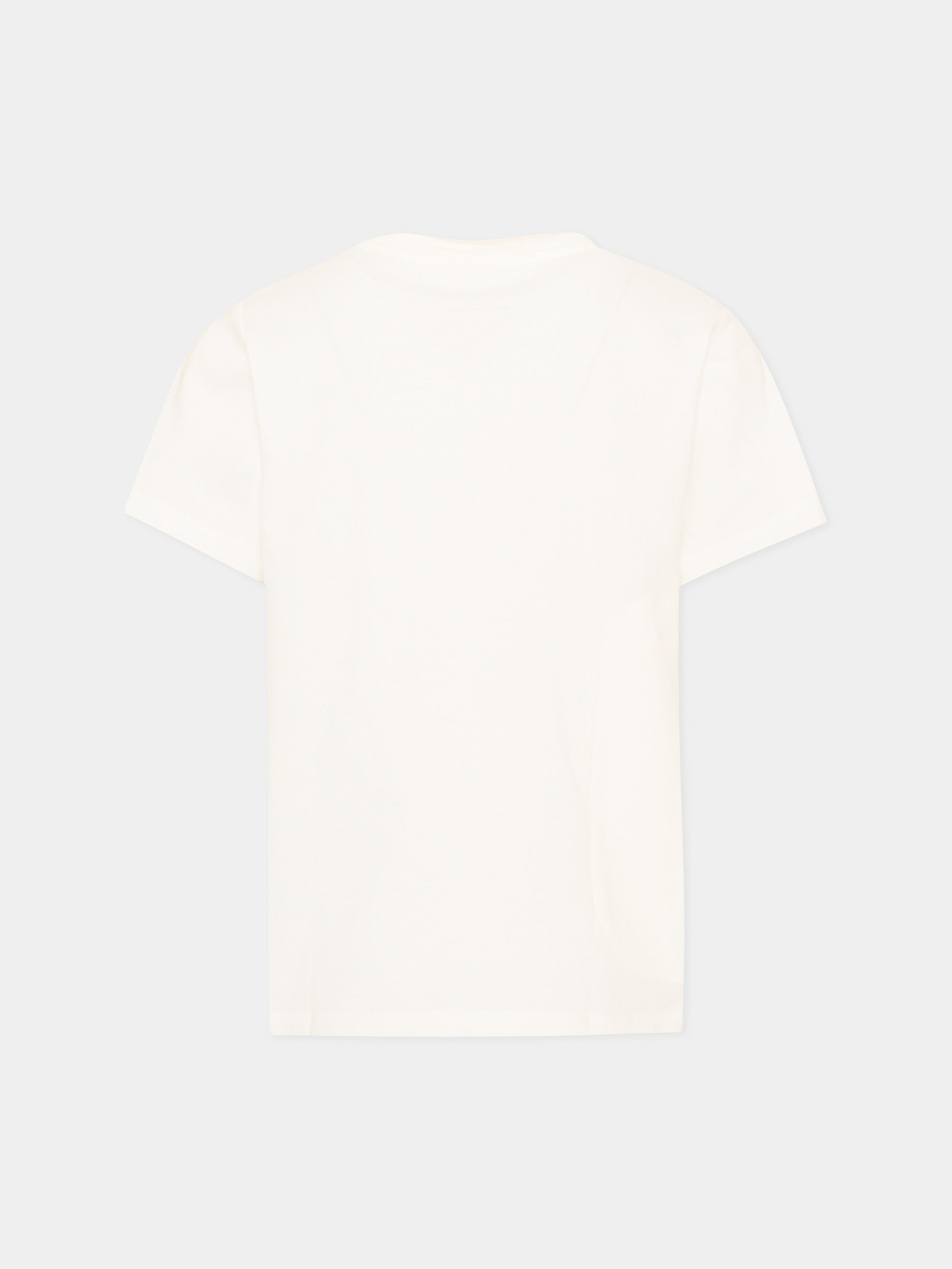 T-shirt avorio per bambino con stampa,Stella Mccartney Kids,TW8Q71 Z0434 101