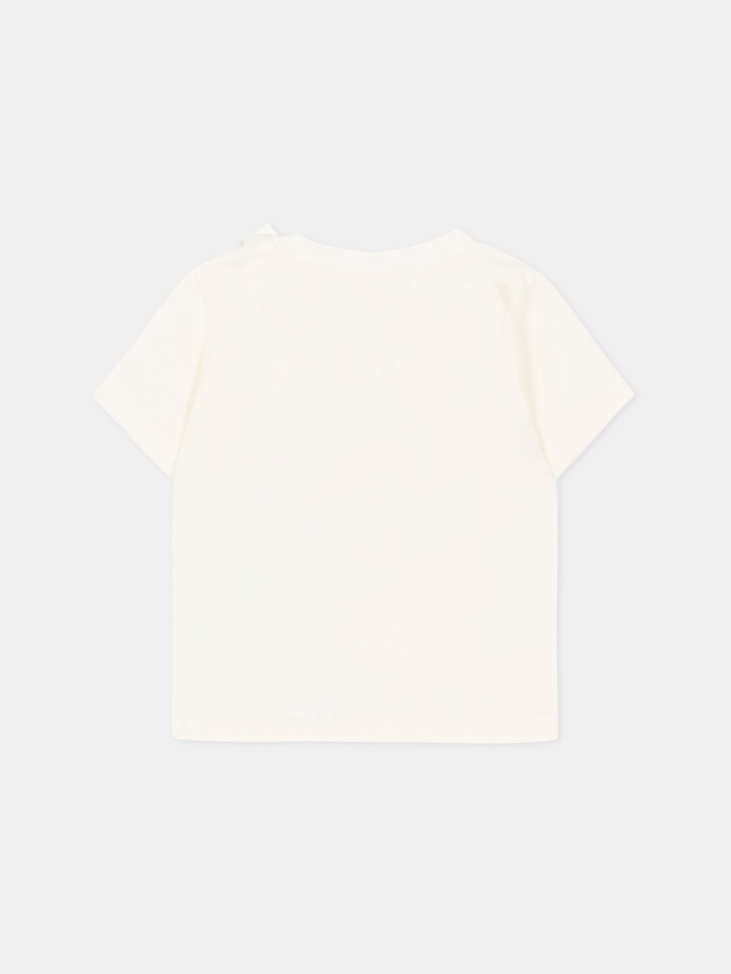 T-shirt avorio per neonata paisley,Etro,GW8031 Z2081 105