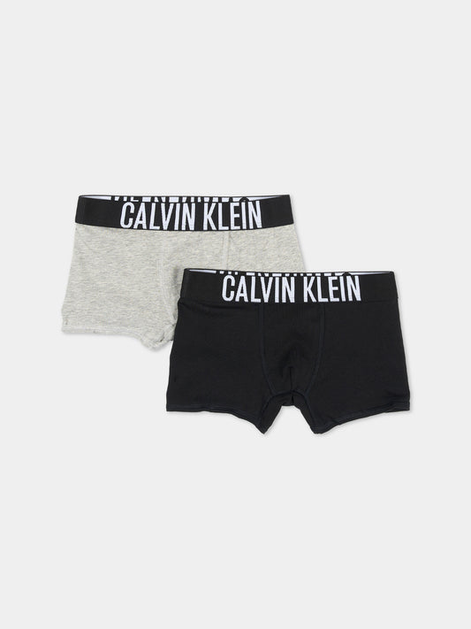 Boxer multicolor per bambino con logo,Calvin Klein Kids,B70B700509 0SC