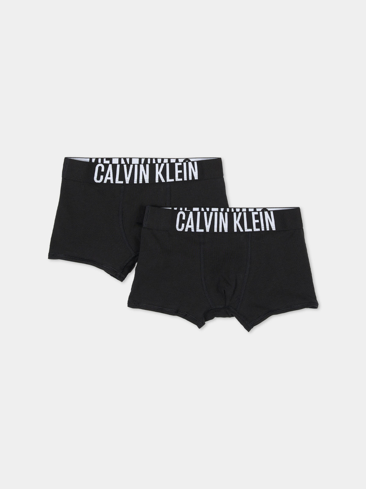 Boxer neri per bambino con logo,Calvin Klein Kids,B70B700509 0SH