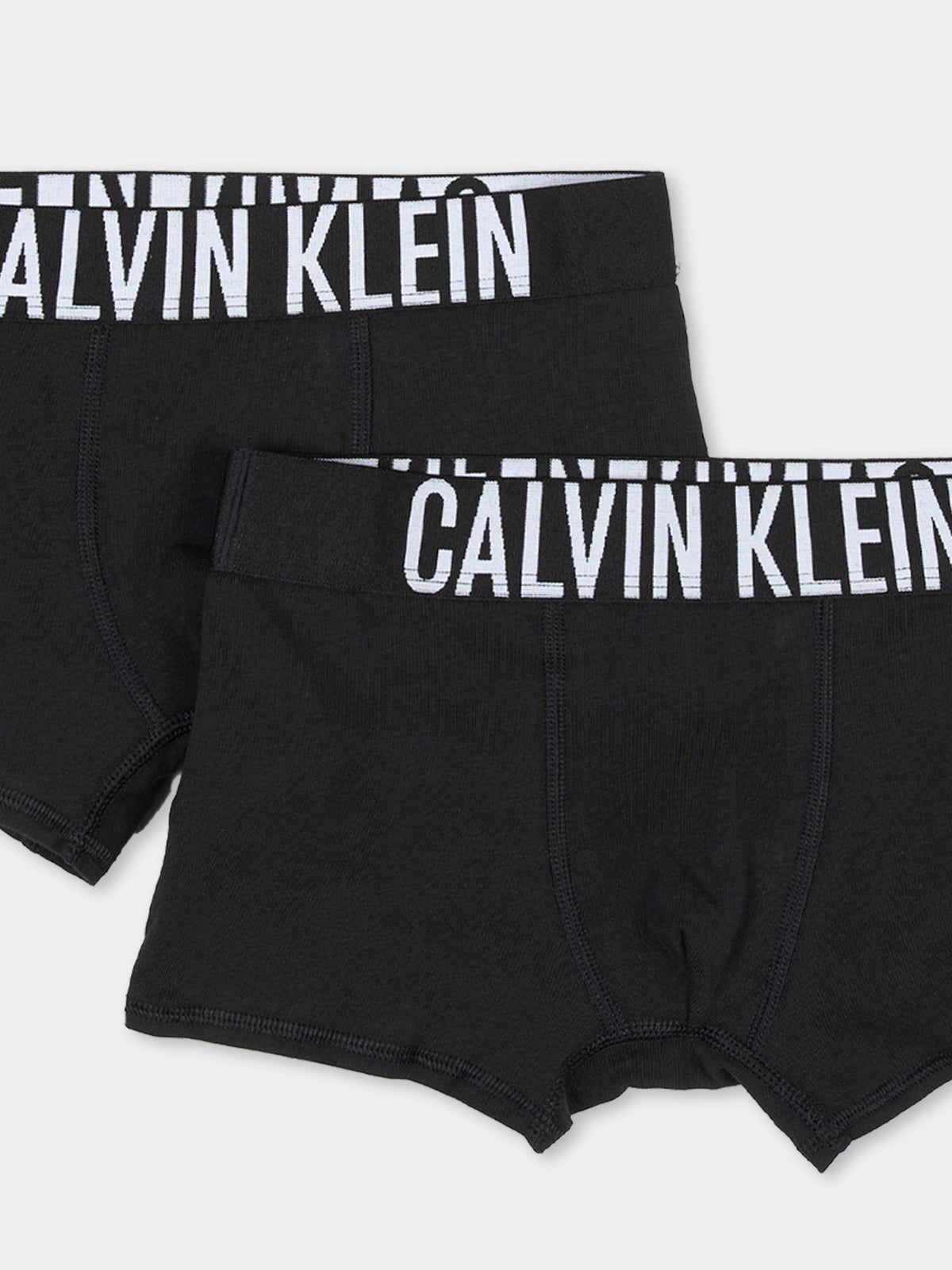 Boxer neri per bambino con logo,Calvin Klein Kids,B70B700509 0SH