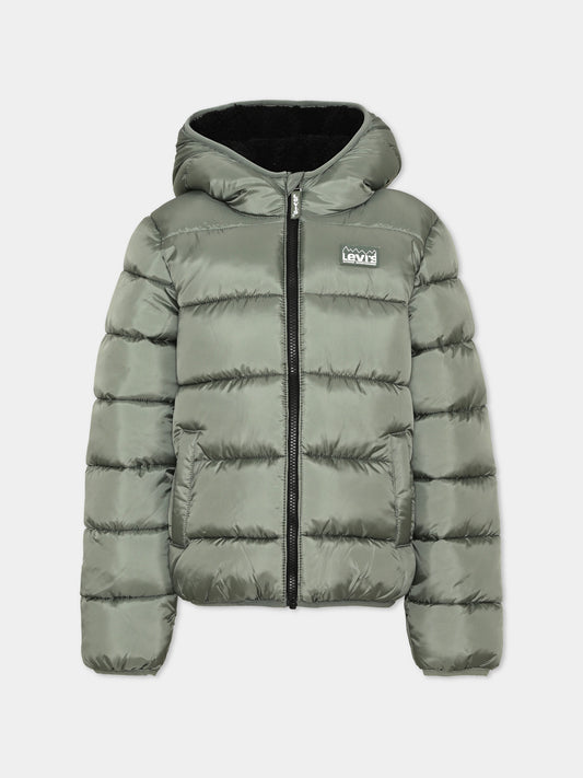 Piumino verde per bambino,Levi's Kids,9EN628 F7P