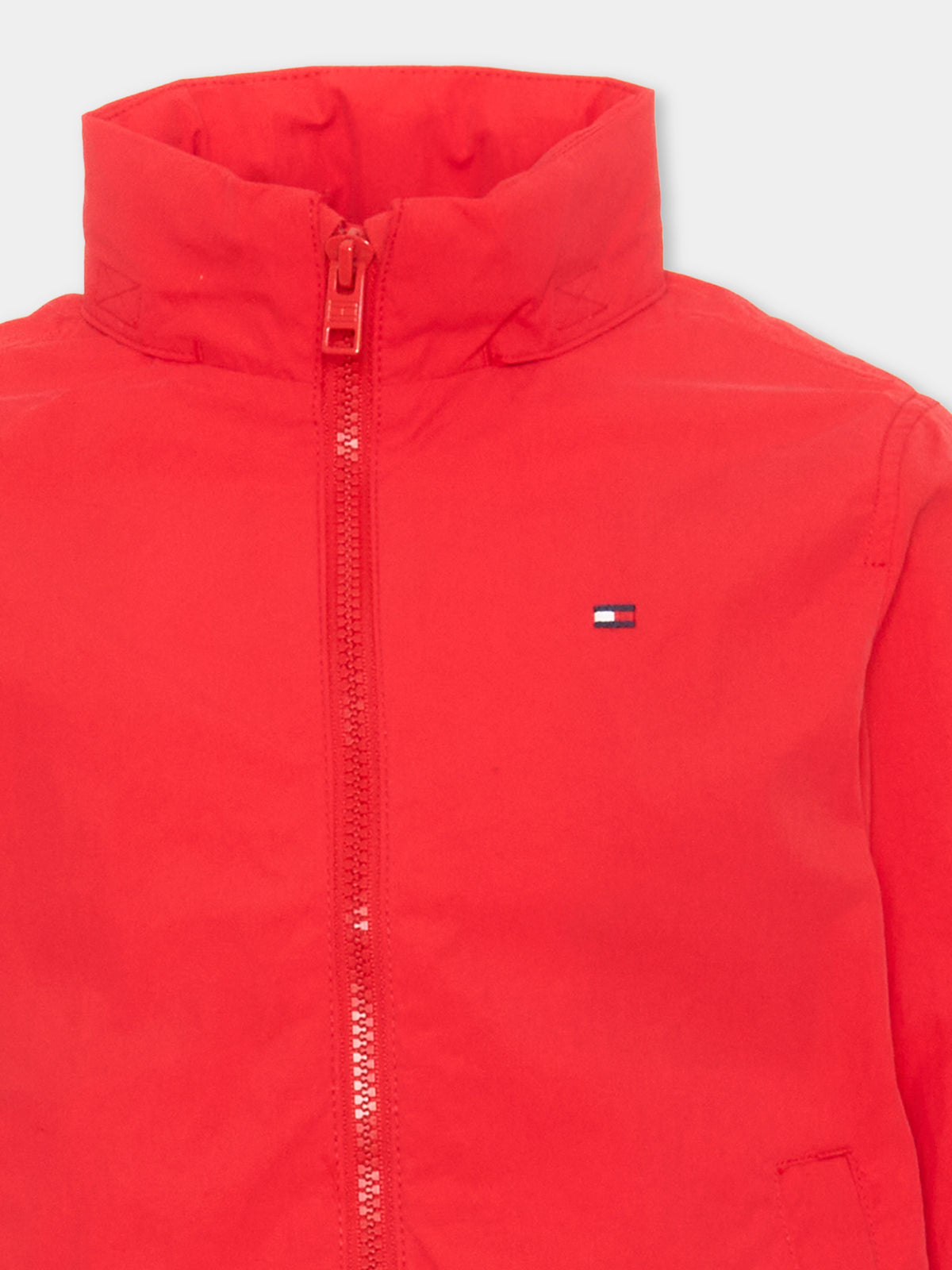 Giacca a vento rossa per bambino,Tommy Hilfiger Junior,KB0KB10396 XL8