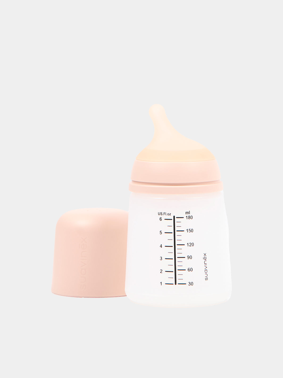 Biberon ZERO.ZERO Anticolica Flusso adattabile 180ml beige per neonati,Suavinex,304755
