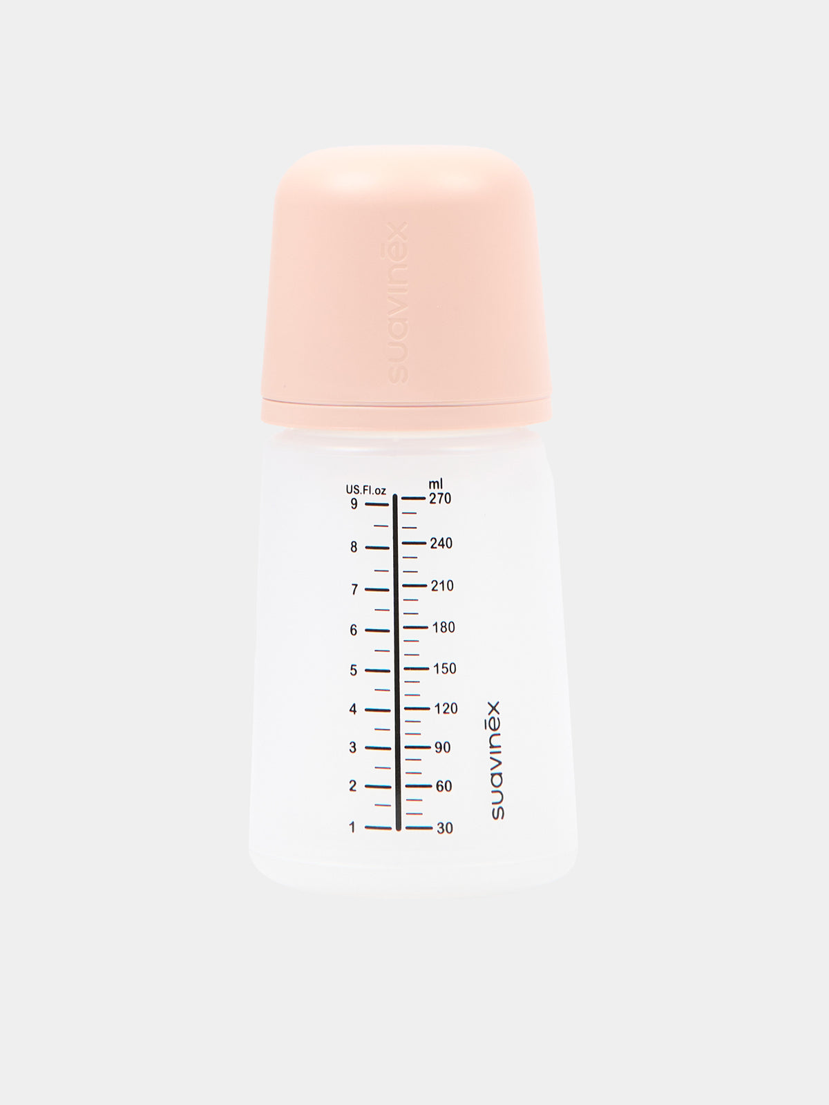 Biberon ZERO.ZERO Anticolica Flusso Medio 270 ml beige per neonati,Suavinex,304592