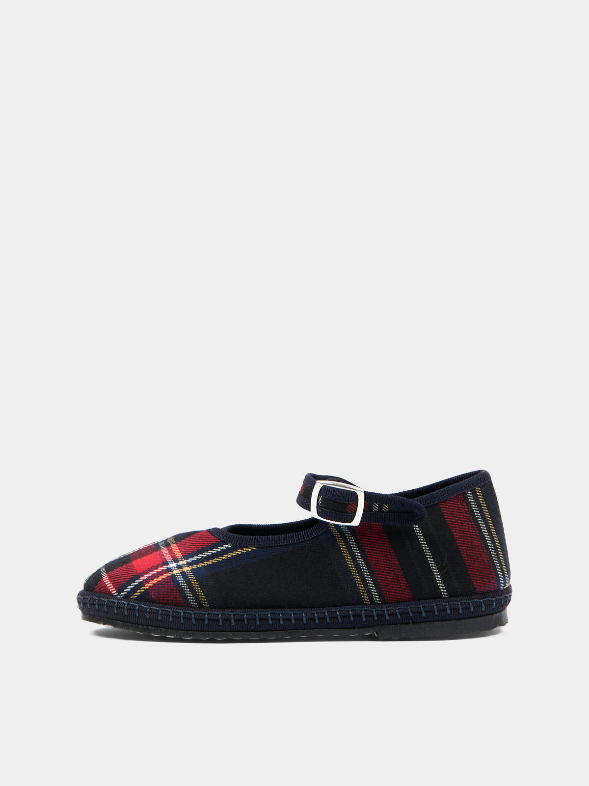 Ballerine blu Baby Maryjane Tartan per bambina,Sciuscià,BABY MARYJANE TARTAN BLUE