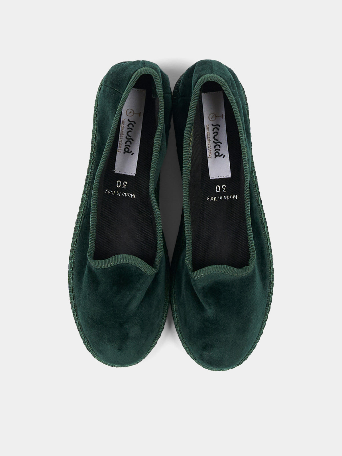 Mocassini verde Baby Tragara Velvet per bambini,Sciuscià,BABY TRAGARA VELVET GREEN