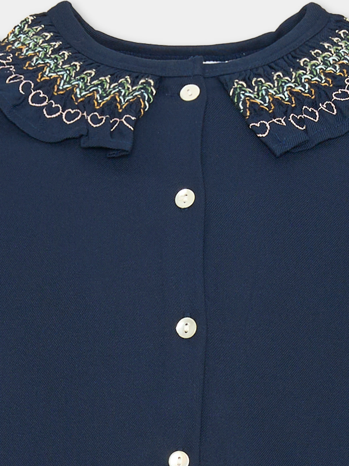 Camicia a manica lunga blu Raula per bambina,Molo,2W25C204 8552