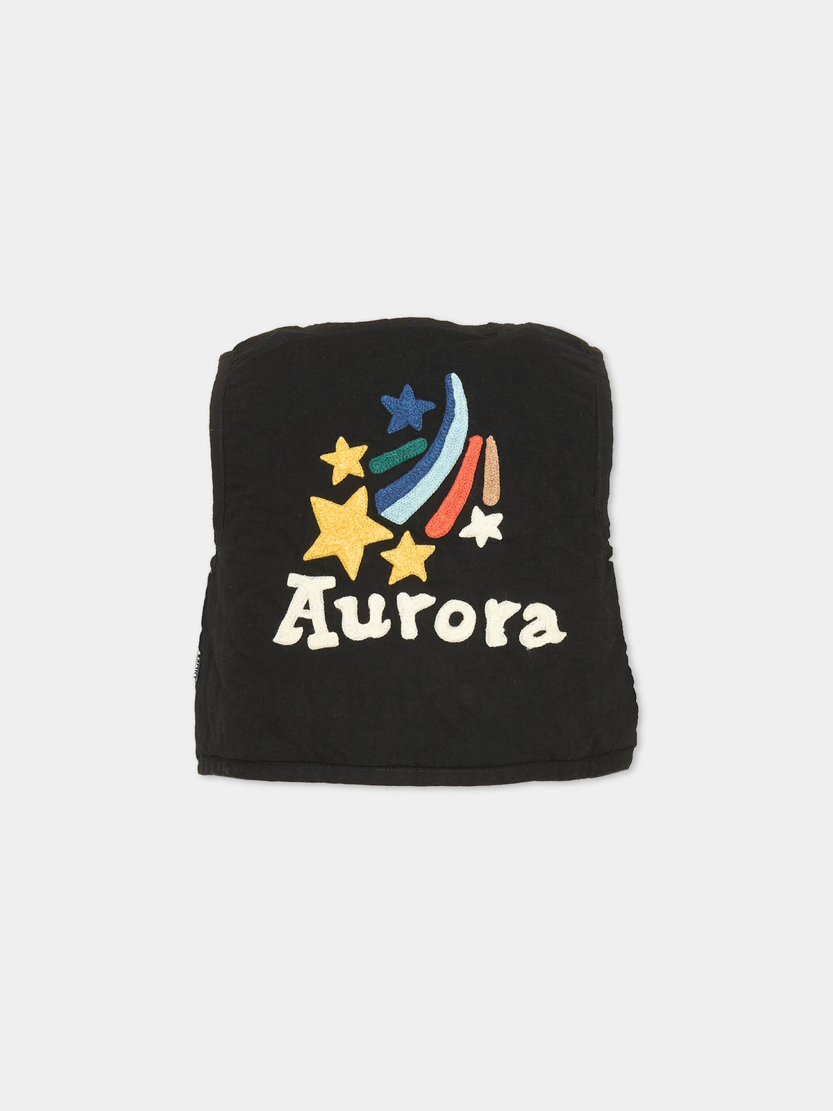 Gilet nero Helma per bambina ricamato,Molo,2W25M201 0099